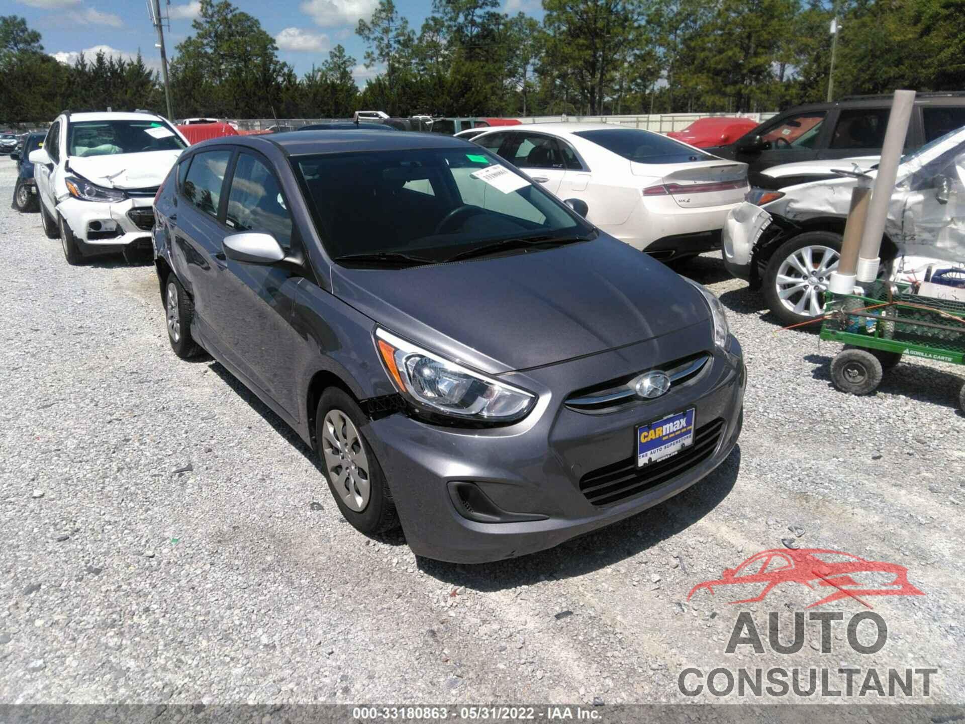 HYUNDAI ACCENT 2017 - KMHCT5AE3HU346796