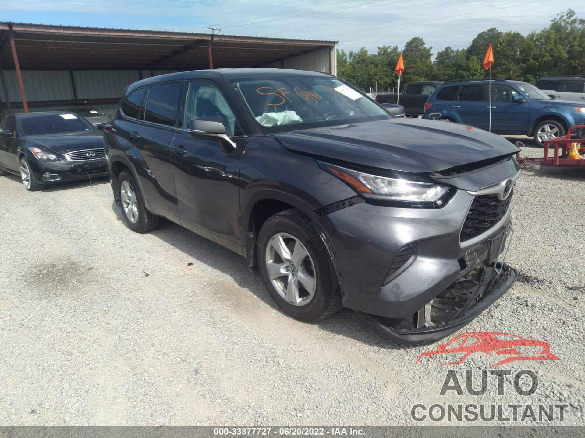 TOYOTA HIGHLANDER 2020 - 5TDCZRBH3LS047471