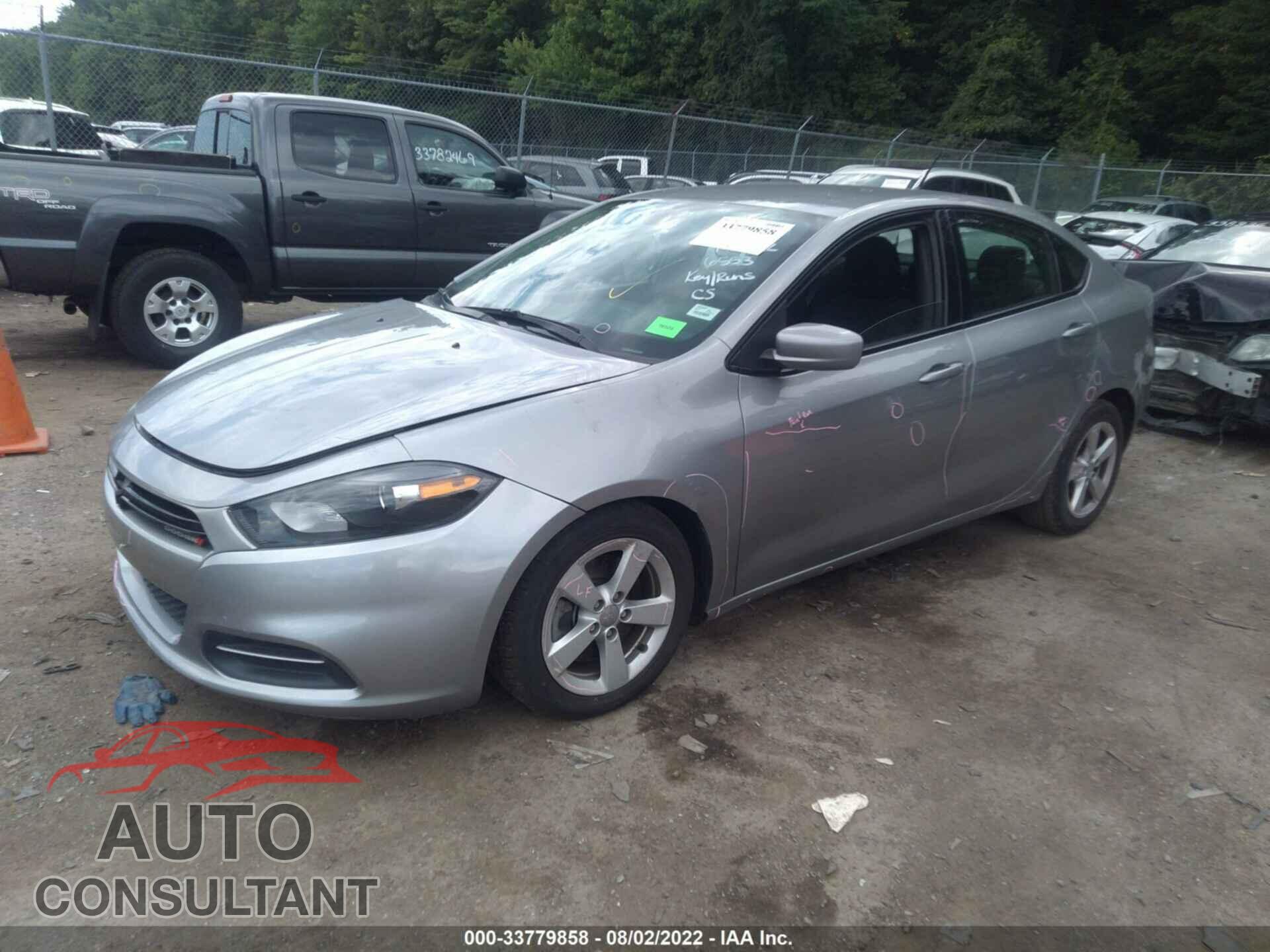 DODGE DART 2016 - 1C3CDFBB8GD766553