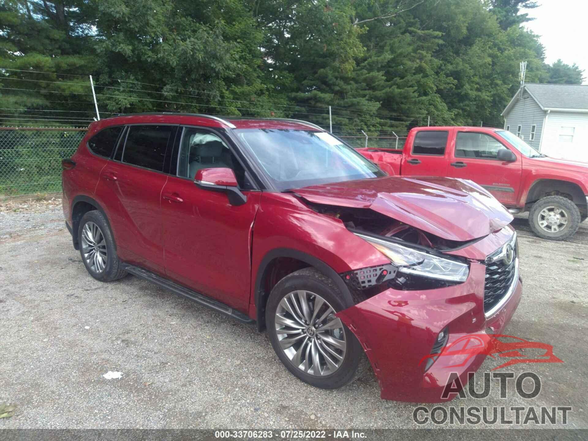 TOYOTA HIGHLANDER 2021 - 5TDFZRBH8MS105010