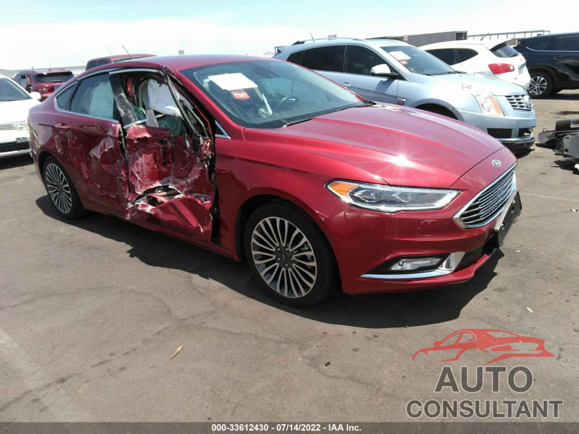 FORD FUSION 2017 - 3FA6P0HDXHR416667