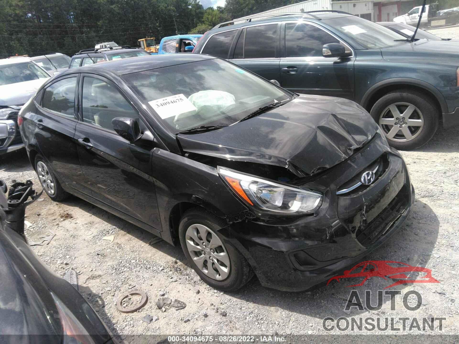 HYUNDAI ACCENT 2016 - KMHCT4AE1GU162739