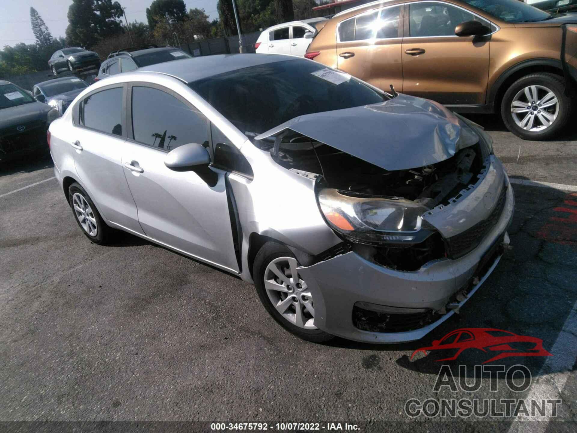 KIA RIO 2016 - KNADM4A3XG6698871