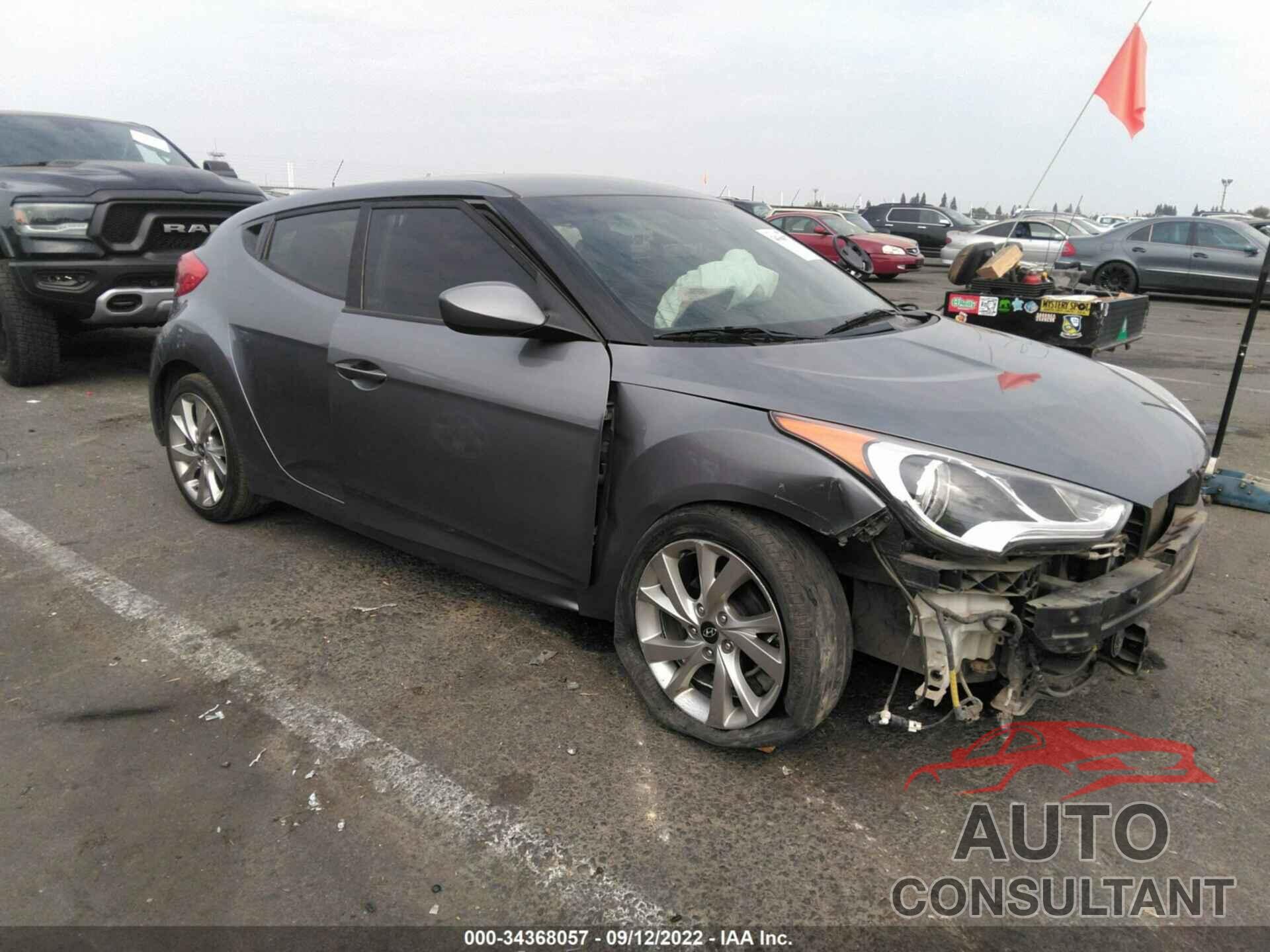 HYUNDAI VELOSTER 2017 - KMHTC6AD6HU307598