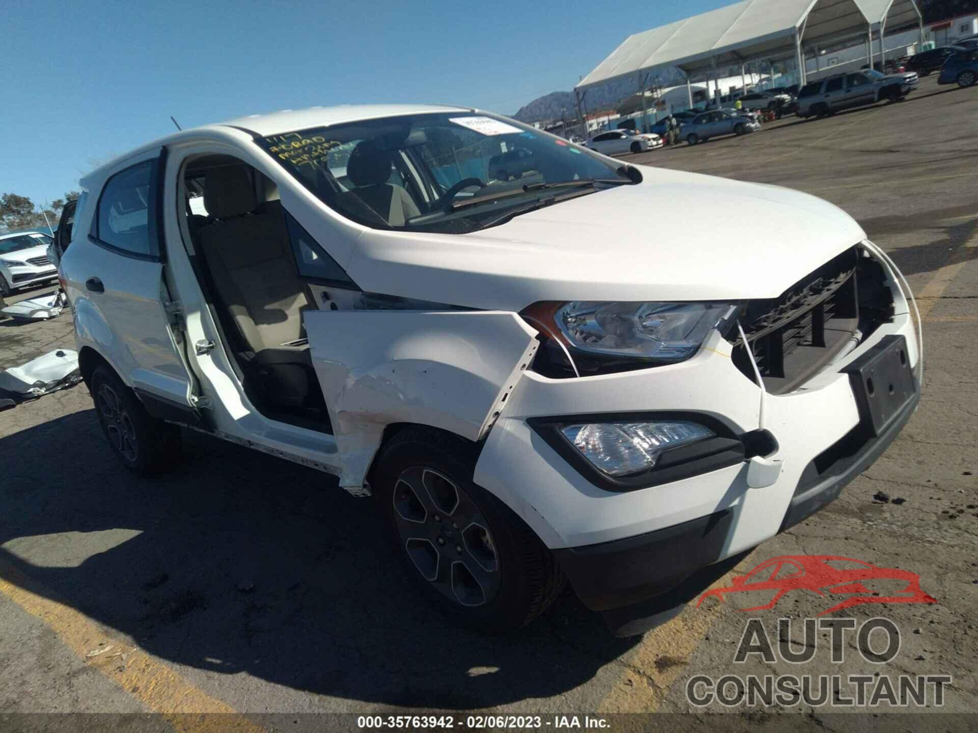 FORD ECOSPORT 2020 - MAJ3S2FE6LC370545