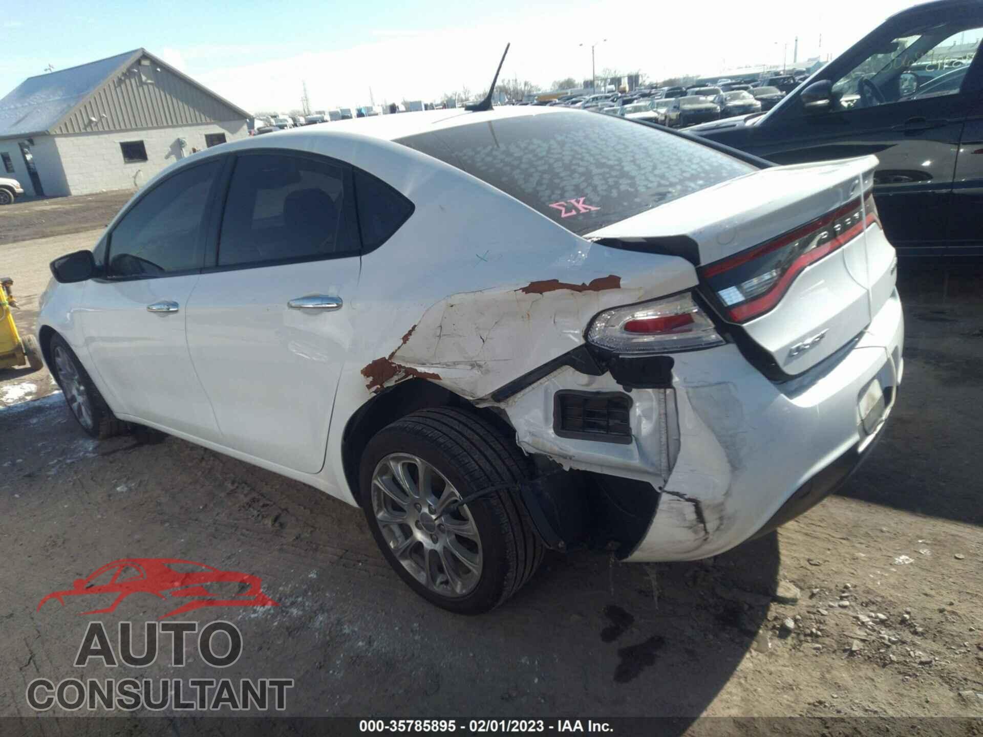 DODGE DART 2015 - 1C3CDFCB6FD111725