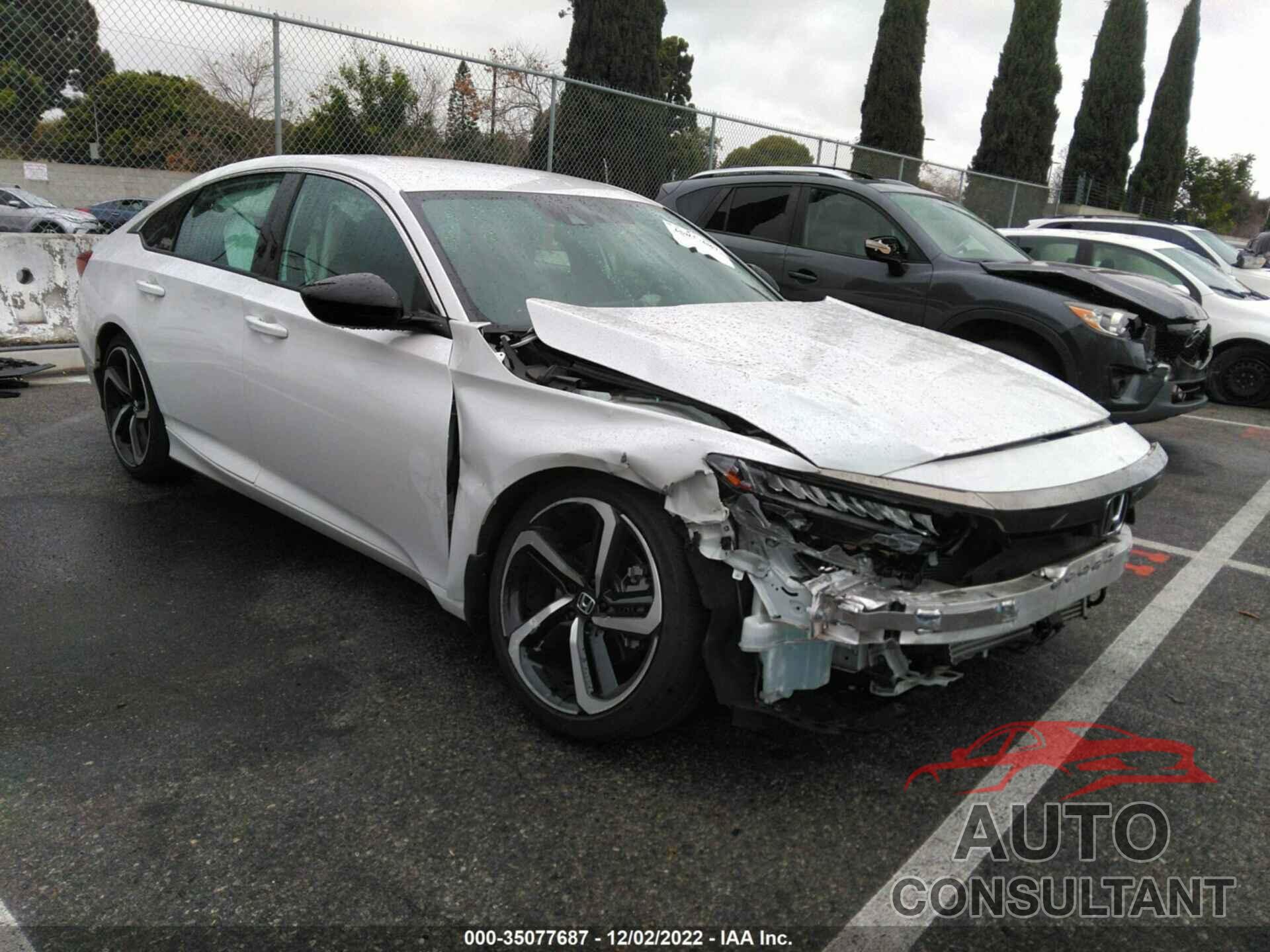 HONDA ACCORD SEDAN 2022 - 1HGCV1F38NA001695