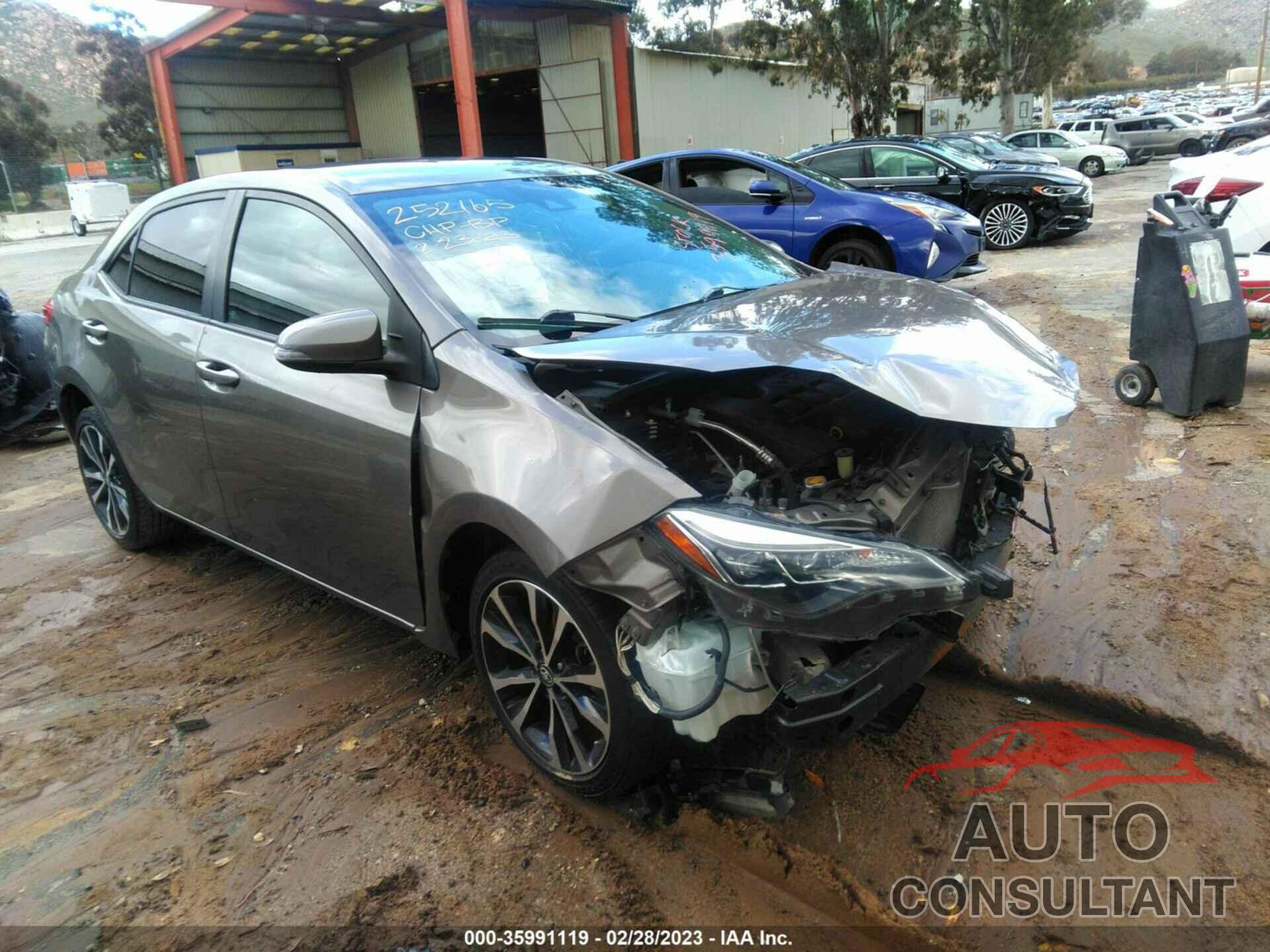 TOYOTA COROLLA 2017 - 5YFBURHE4HP658424