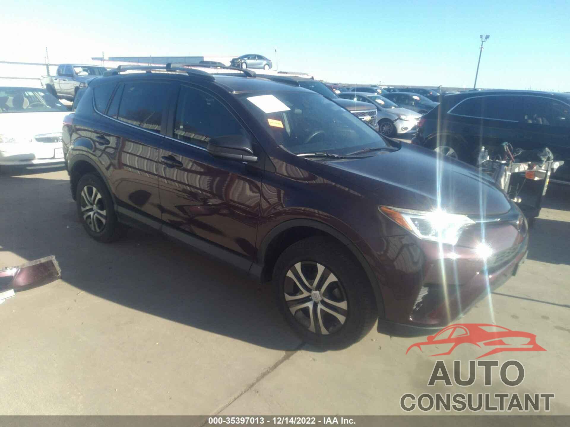 TOYOTA RAV4 2018 - 2T3ZFREV0JW458598