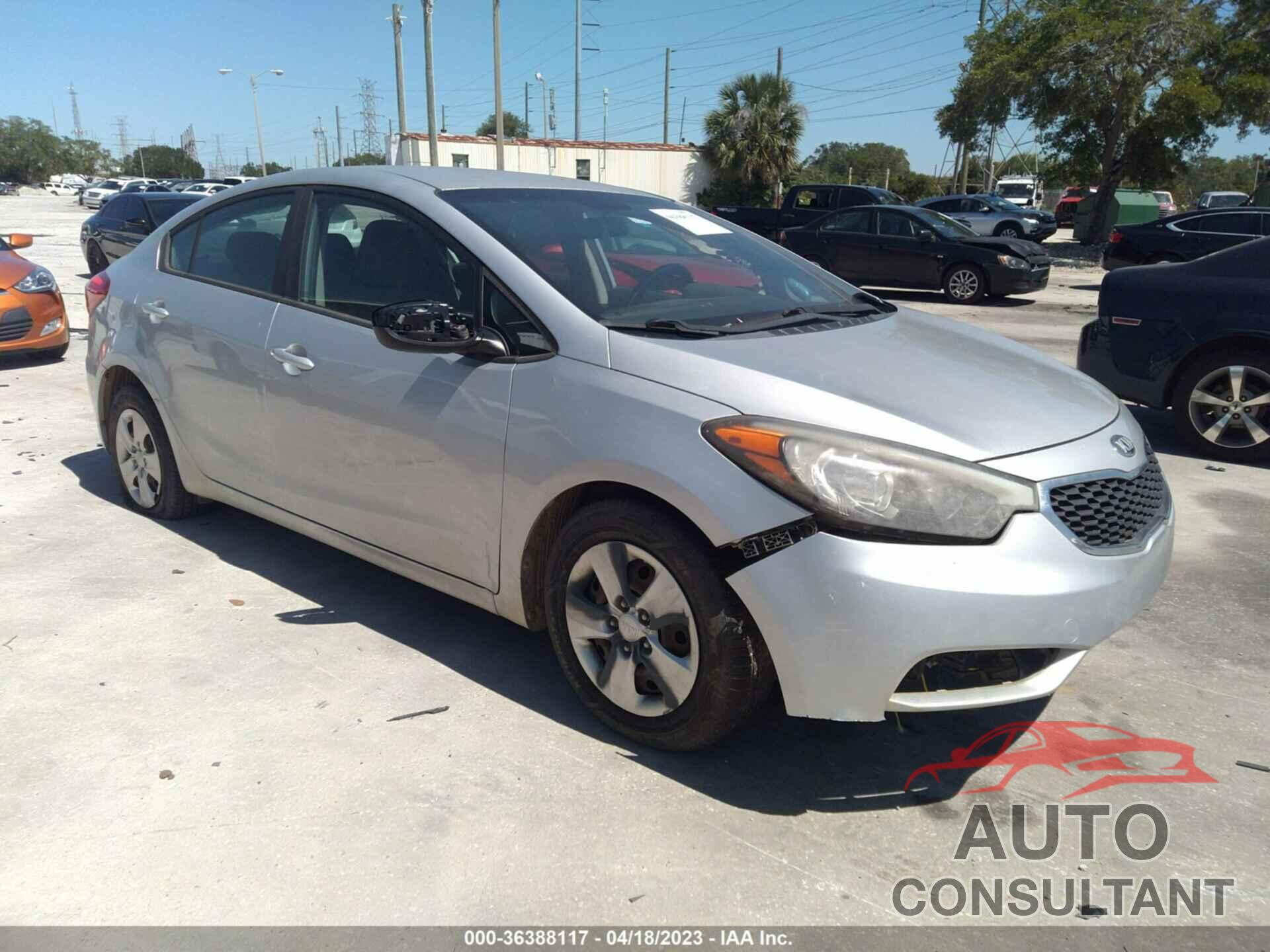 KIA FORTE 2015 - KNAFK4A63F5380555