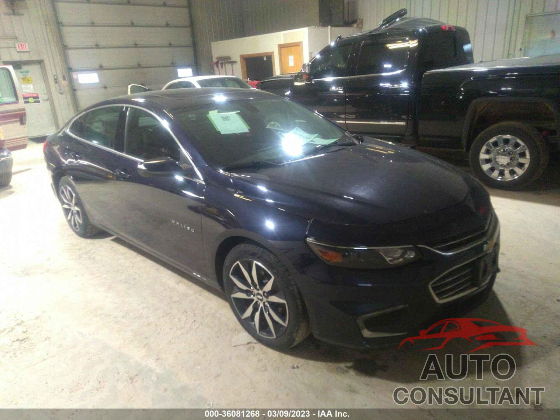 CHEVROLET MALIBU 2017 - 1G1ZE5ST4HF250906