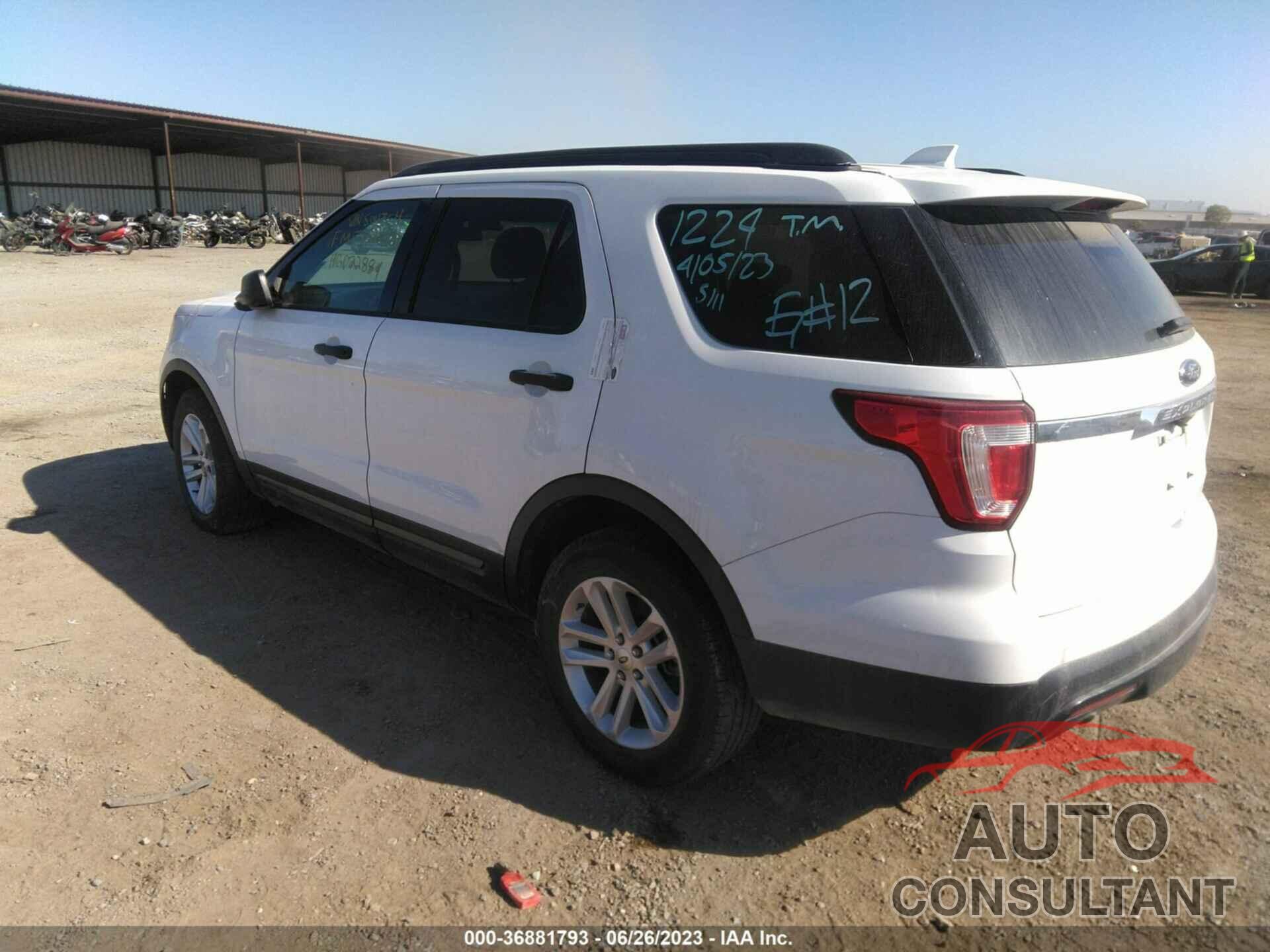 FORD EXPLORER 2017 - 1FM5K7B83HGD22884