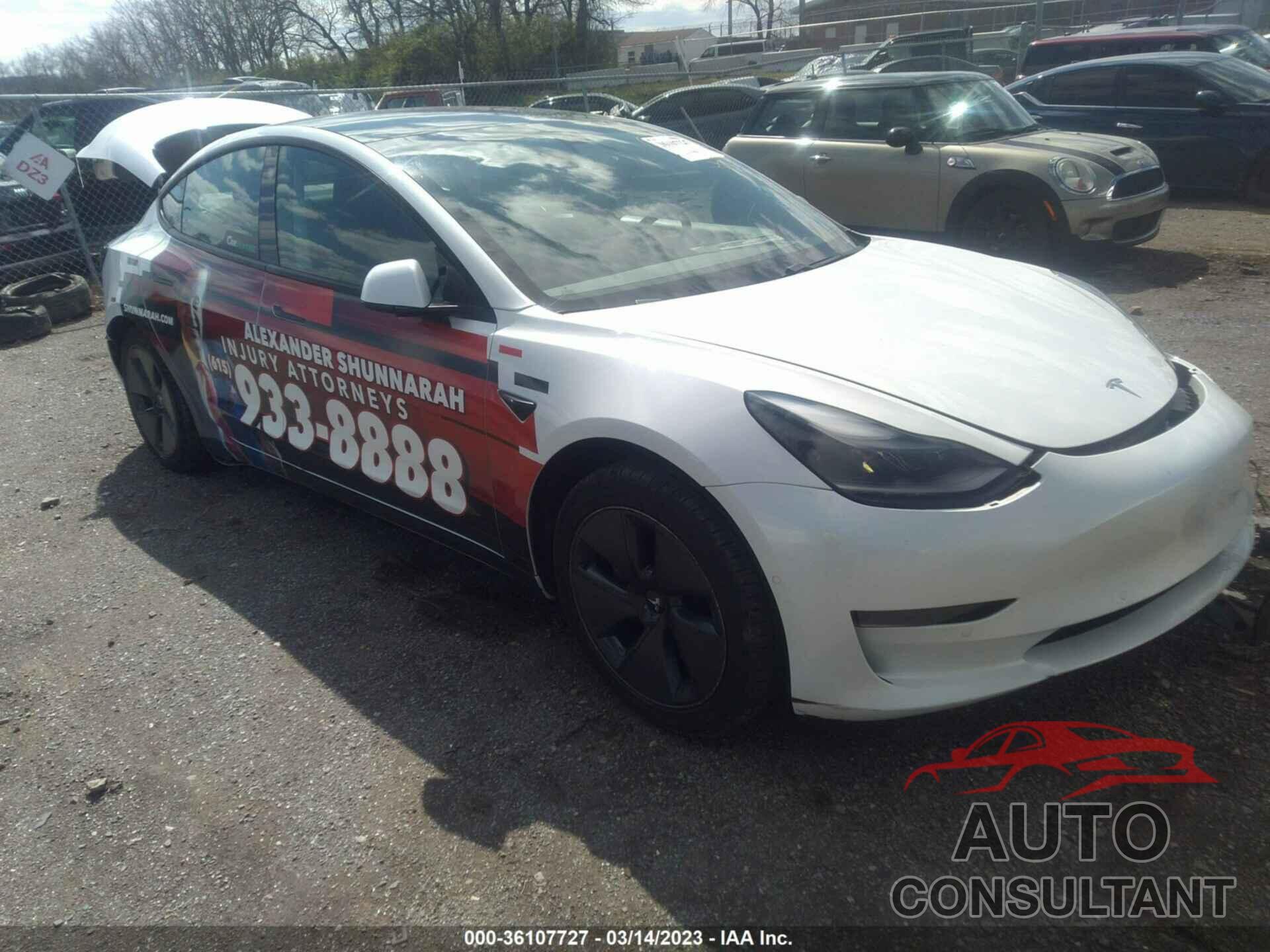 2021 MODEL 3 TESLA