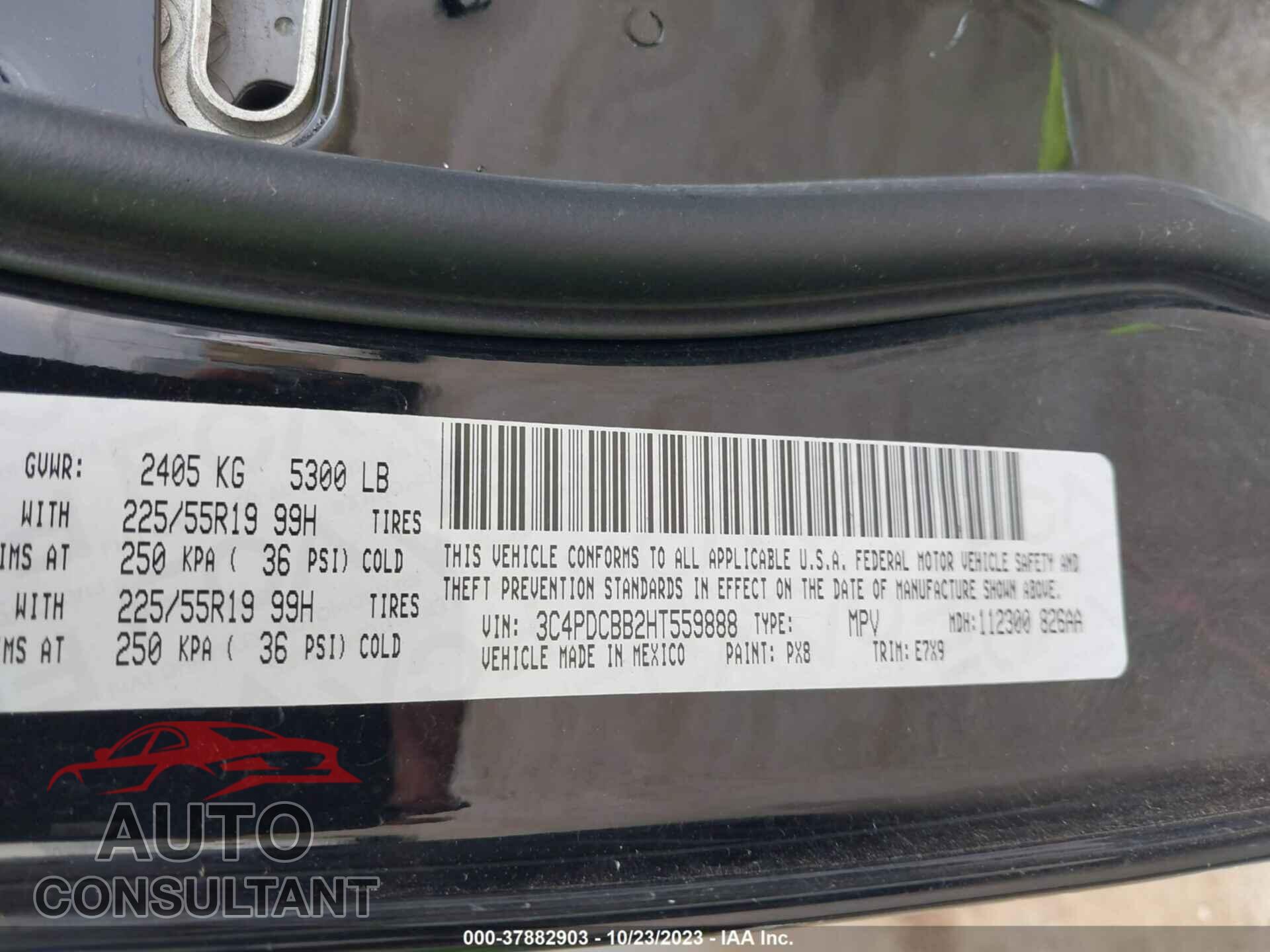 DODGE JOURNEY 2017 - 3C4PDCBB2HT559888
