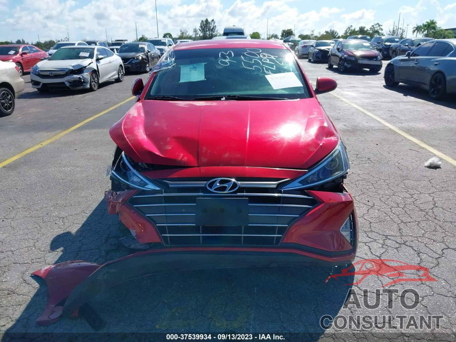 HYUNDAI ELANTRA 2020 - 5NPD84LF3LH565500