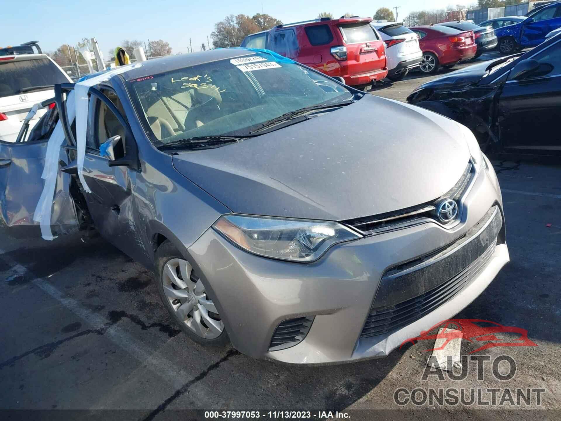 TOYOTA COROLLA 2016 - 2T1BURHE2GC744040