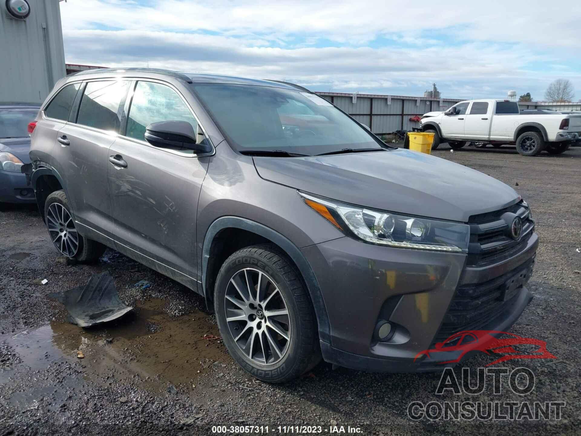 TOYOTA HIGHLANDER 2017 - 5TDJZRFHXHS470749