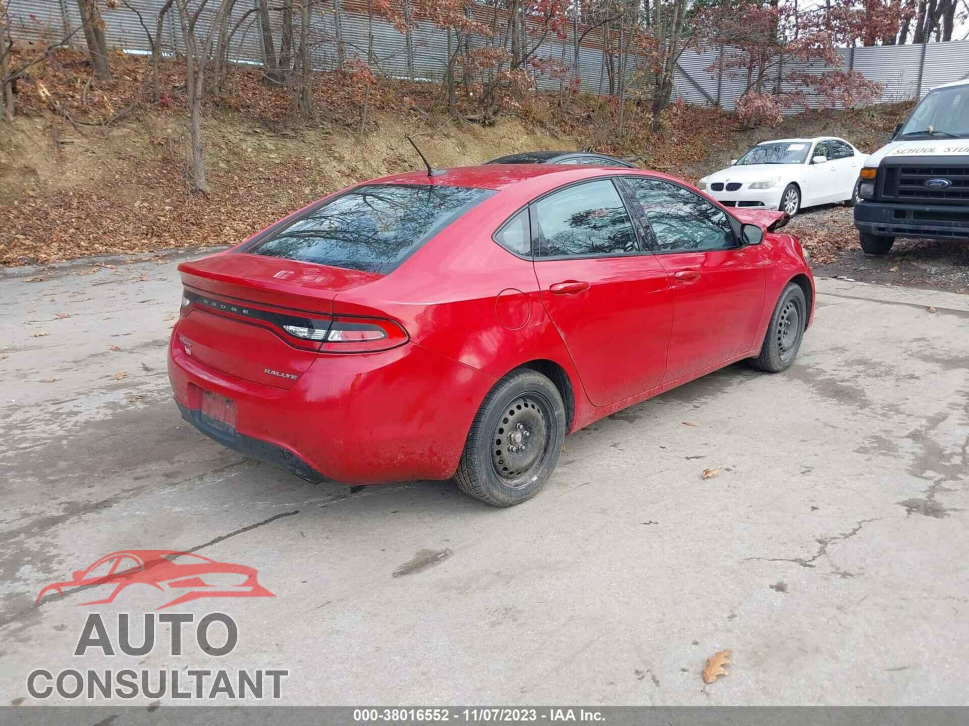 DODGE DART 2016 - 1C3CDFBB8GD531649