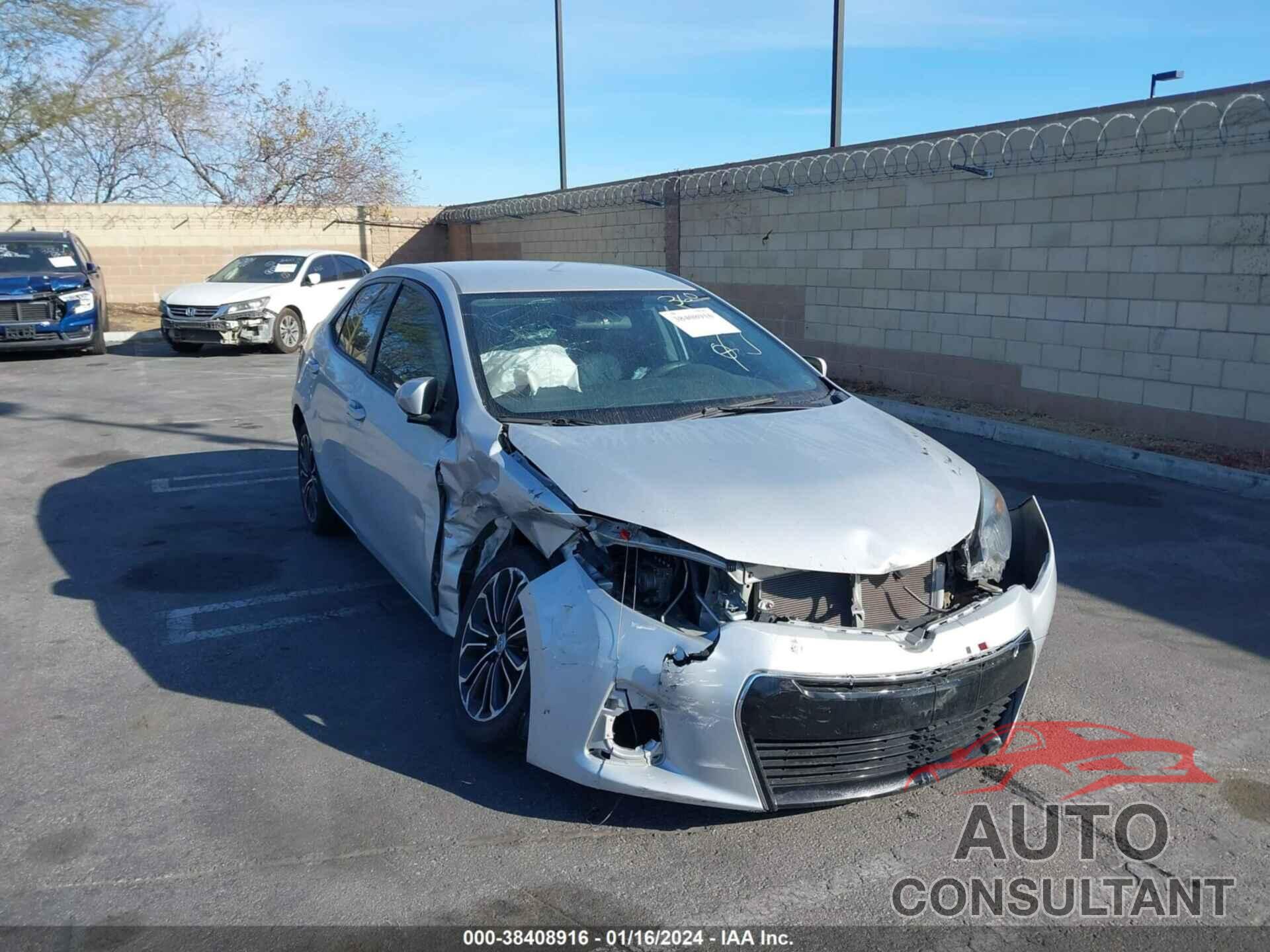 TOYOTA COROLLA 2016 - 5YFBURHE3GP473036