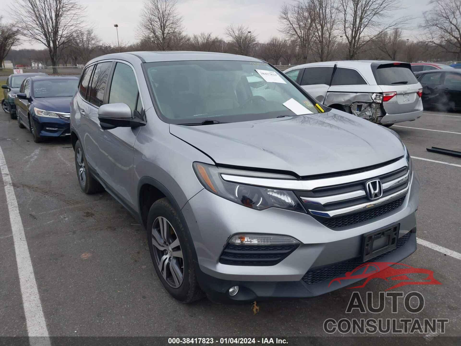 HONDA PILOT 2017 - 5FNYF6H50HB056215