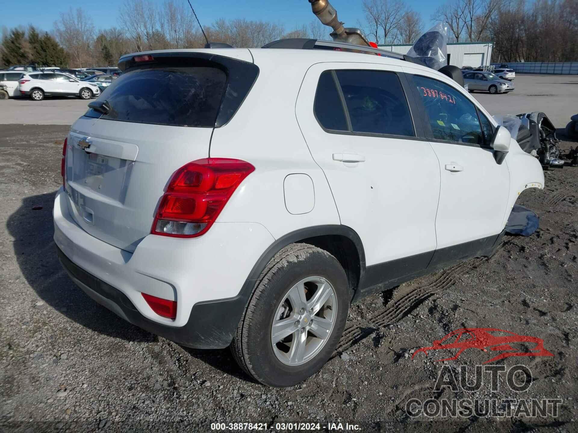 CHEVROLET TRAX 2022 - KL7CJPSM8NB569285