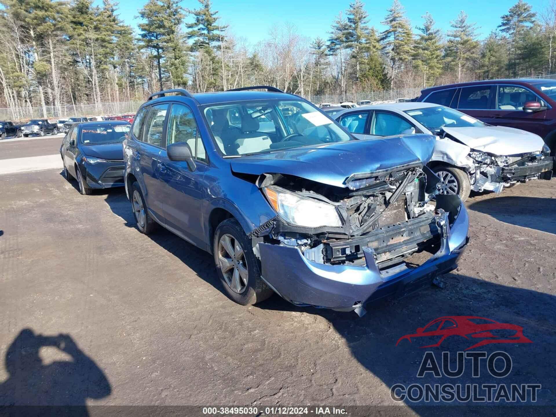 SUBARU FORESTER 2015 - JF2SJABC1FH810042