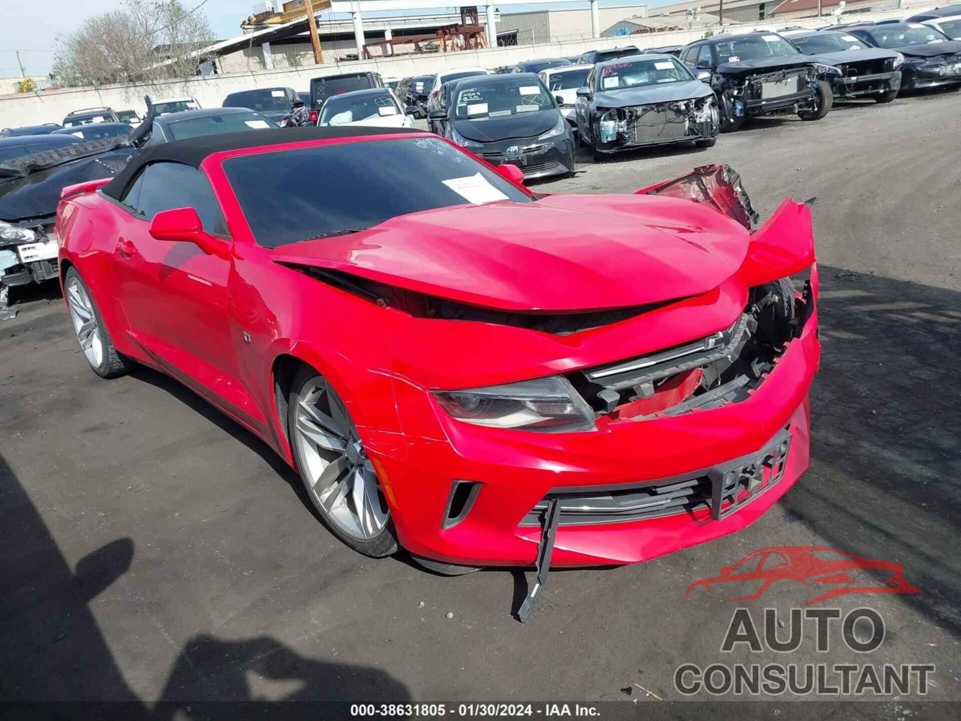 CHEVROLET CAMARO 2017 - 1G1FD3DSXH0115172