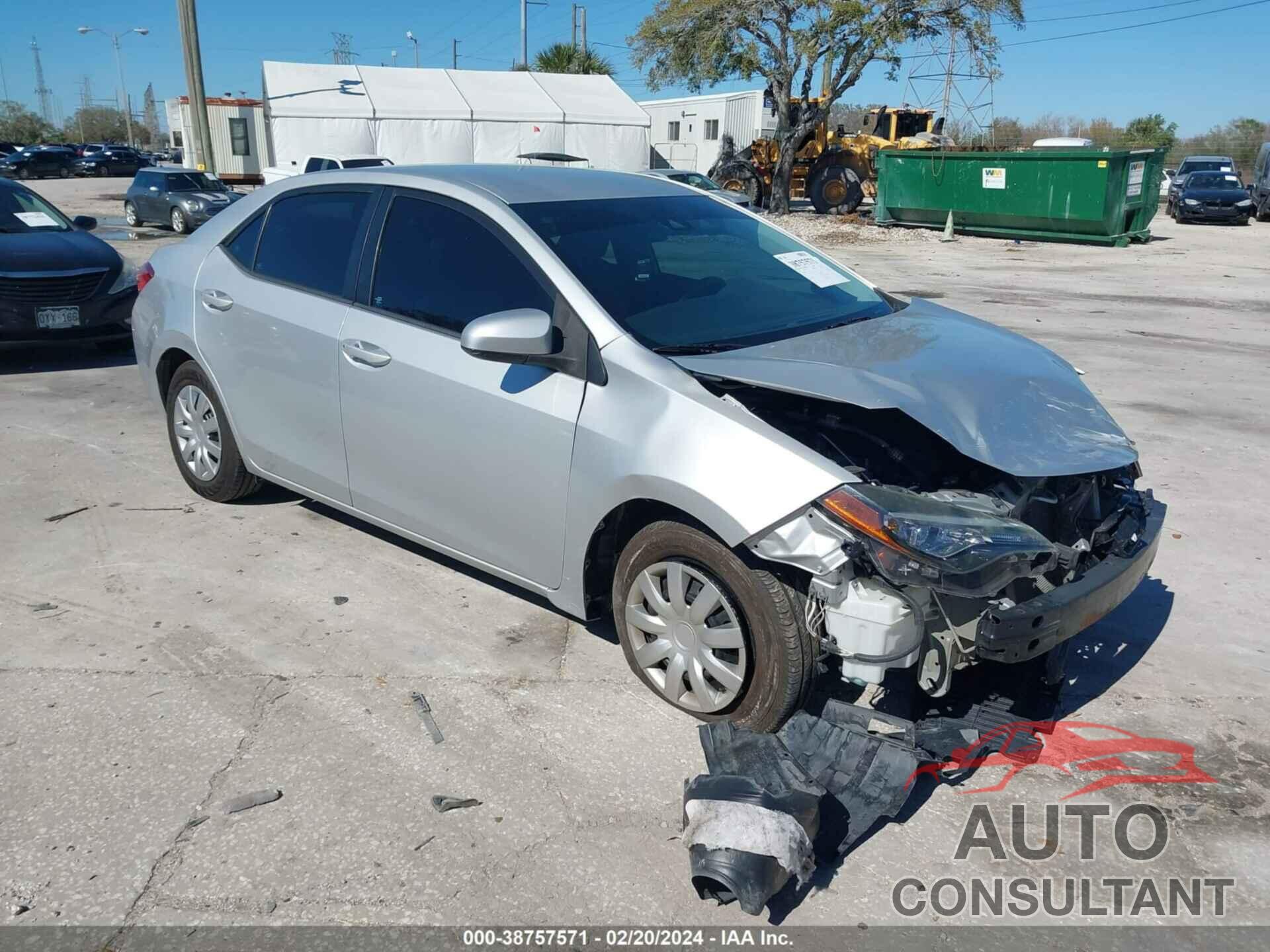 TOYOTA COROLLA 2018 - 5YFBURHE7JP741268