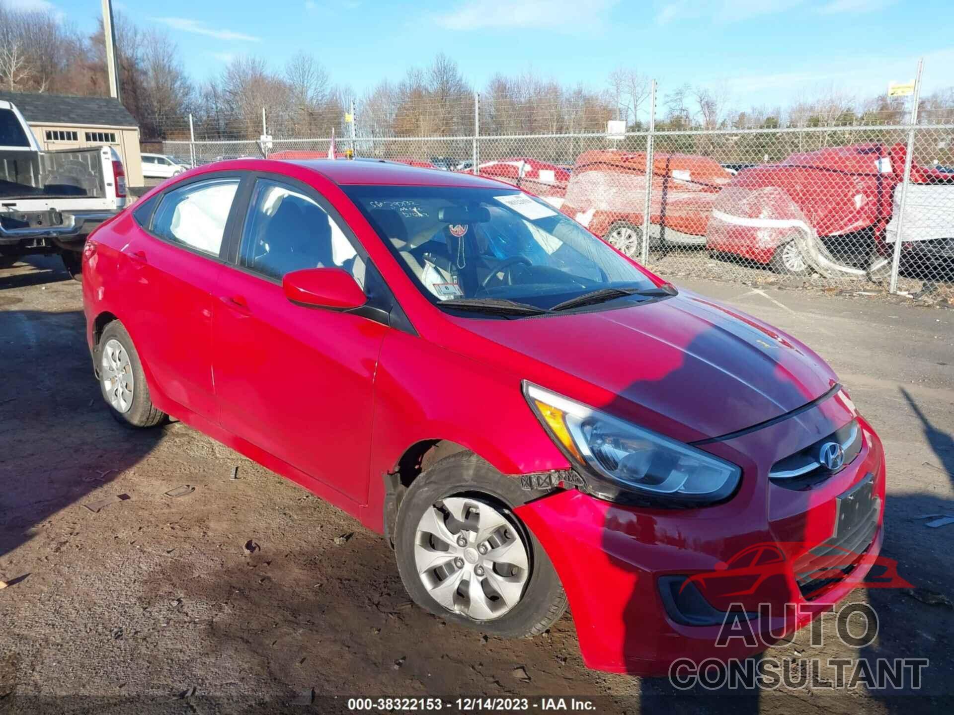 HYUNDAI ACCENT 2016 - KMHCT4AE2GU078249