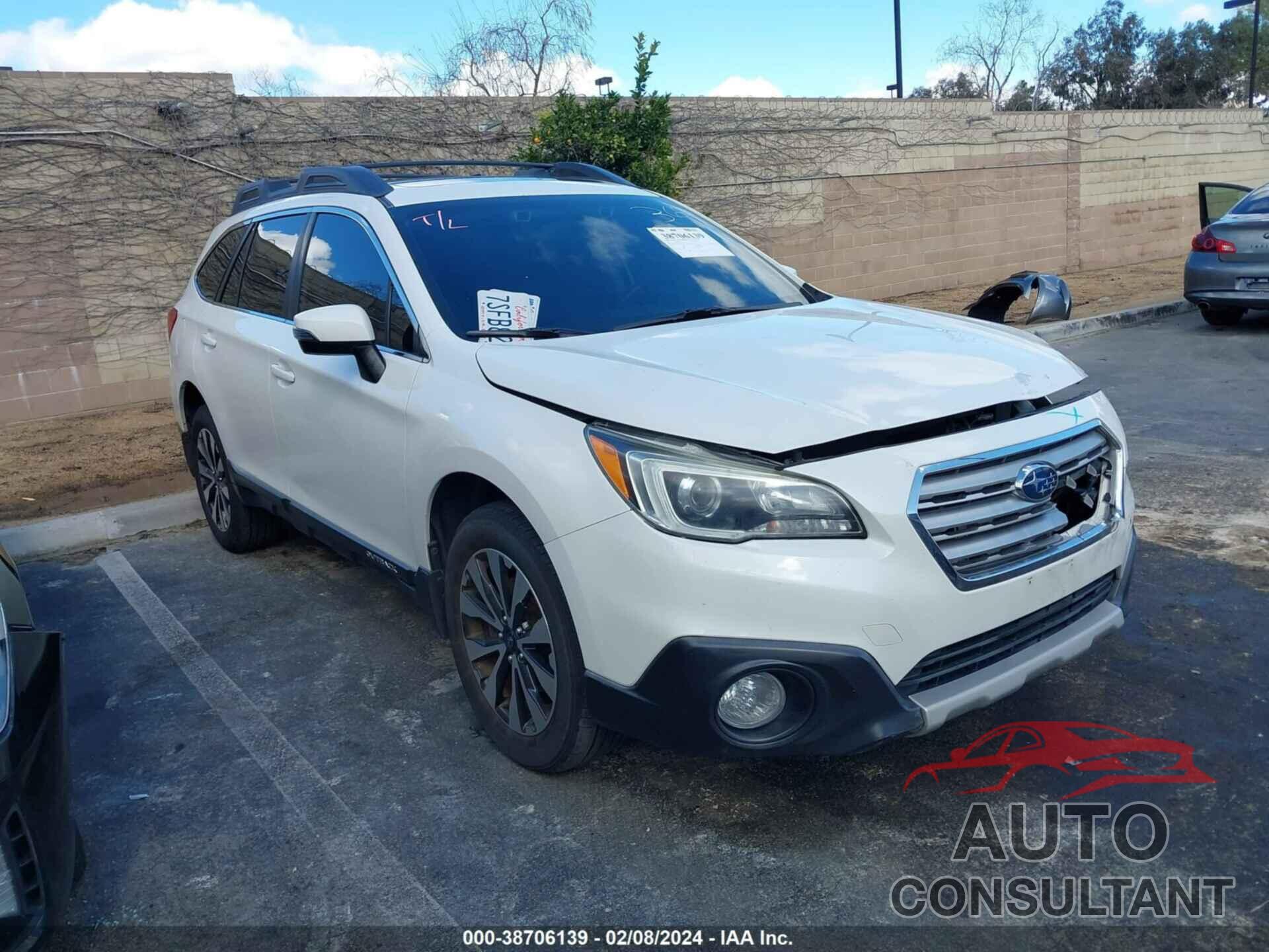 SUBARU OUTBACK 2016 - 4S4BSENC5G3308112