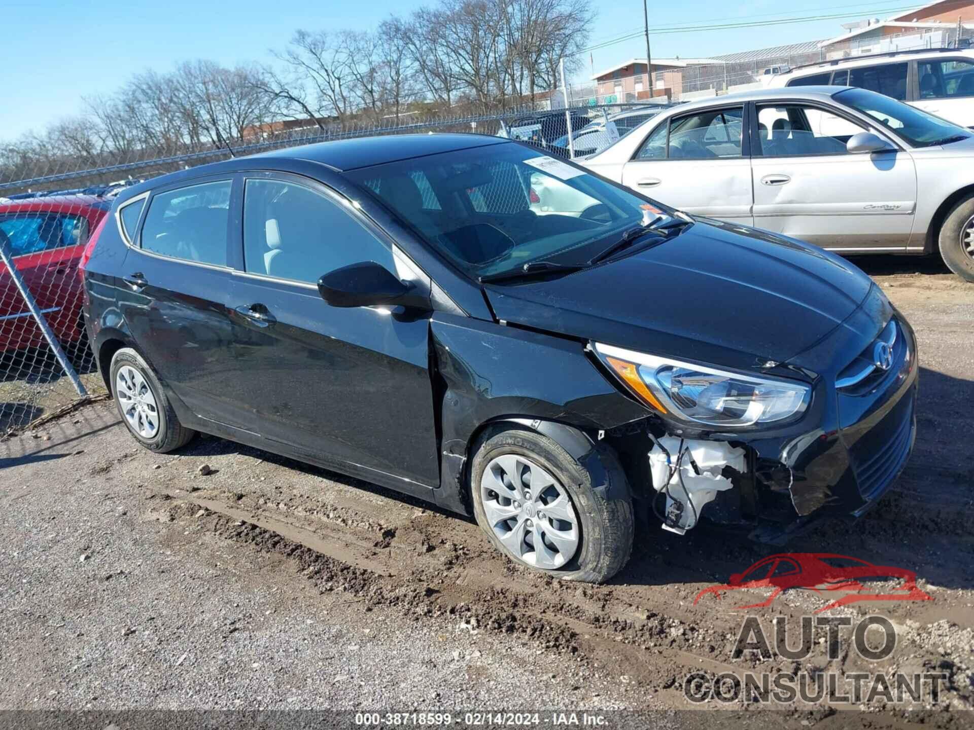 HYUNDAI ACCENT 2017 - KMHCT5AE3HU355319