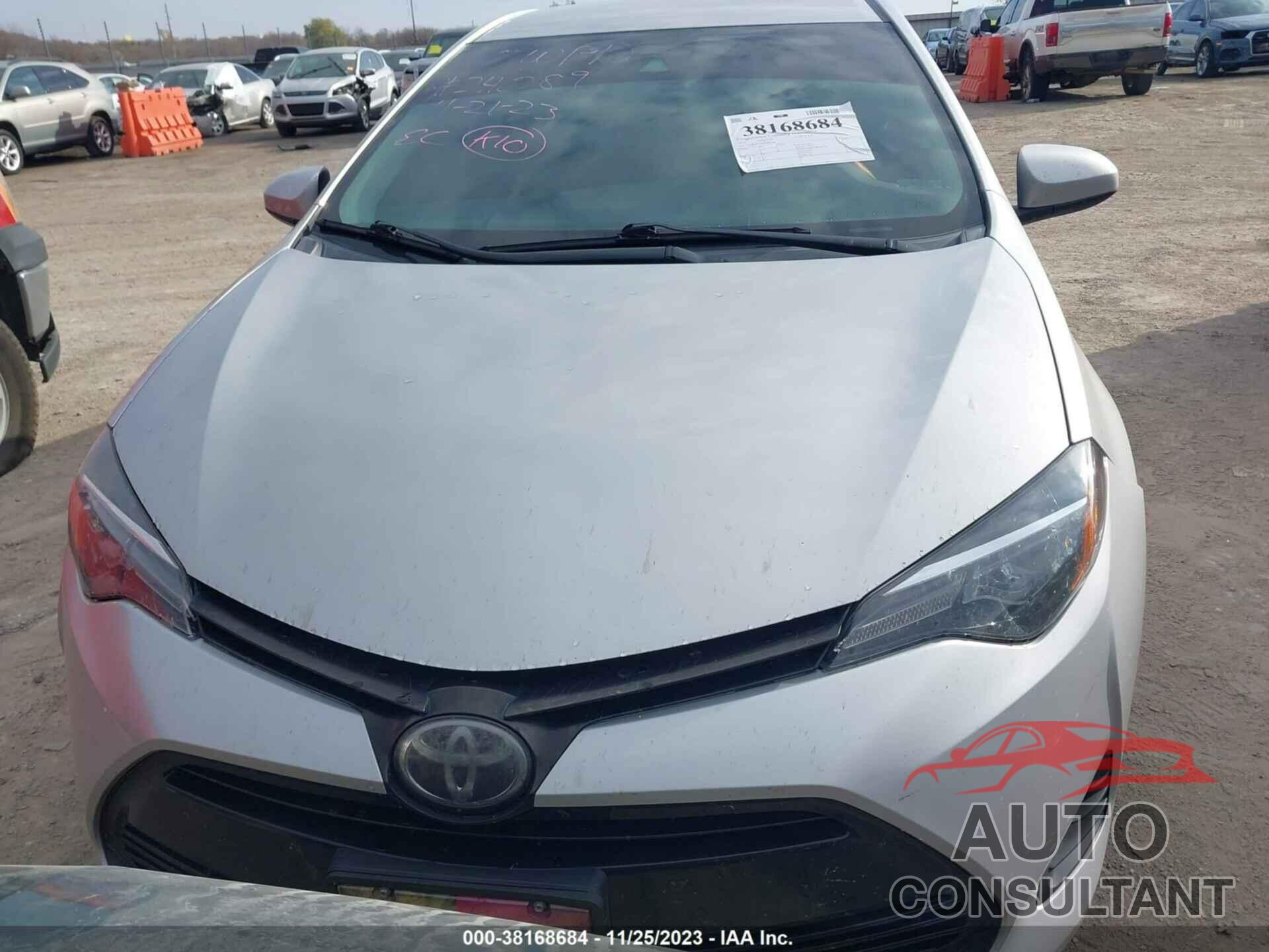 TOYOTA COROLLA 2019 - 5YFBURHE9KP888290