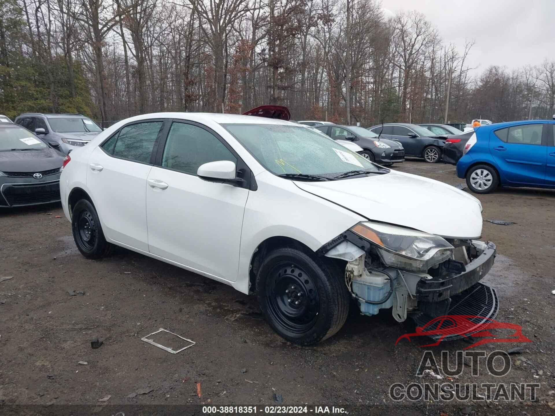 TOYOTA COROLLA 2016 - 5YFBURHE7GP495699