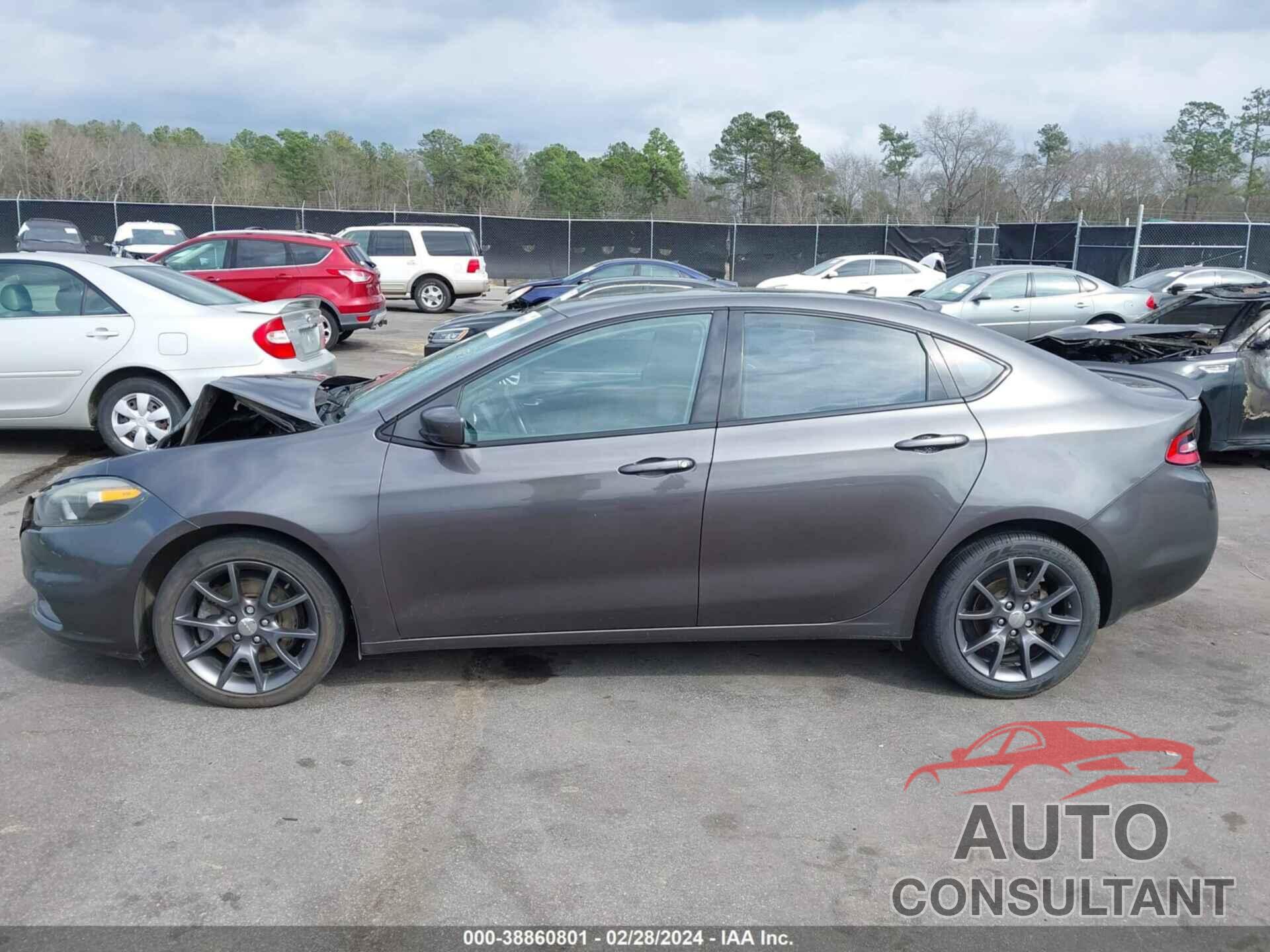 DODGE DART 2016 - 1C3CDFBBXGD530308