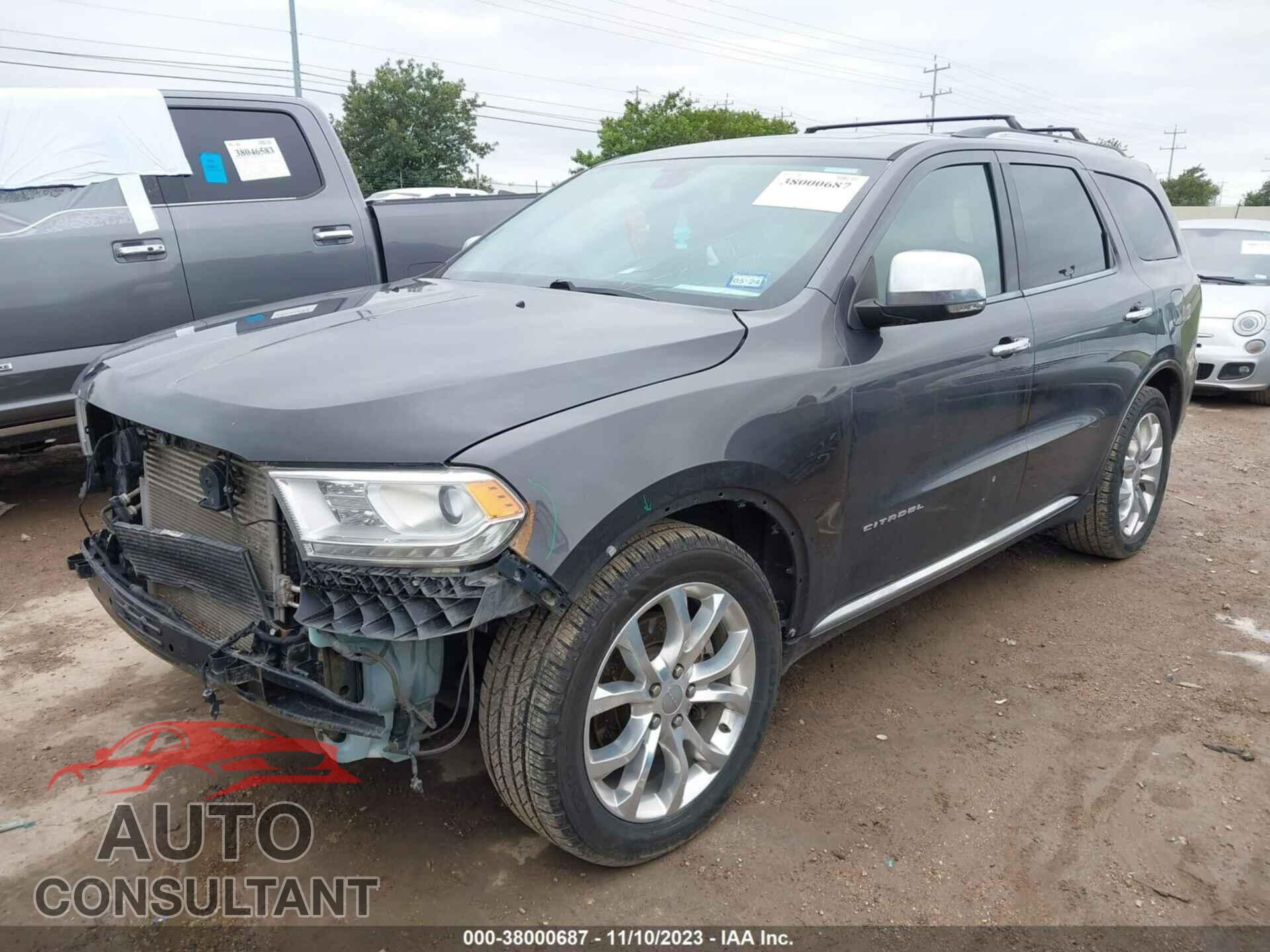 DODGE DURANGO 2016 - 1C4RDHEGXGC397614