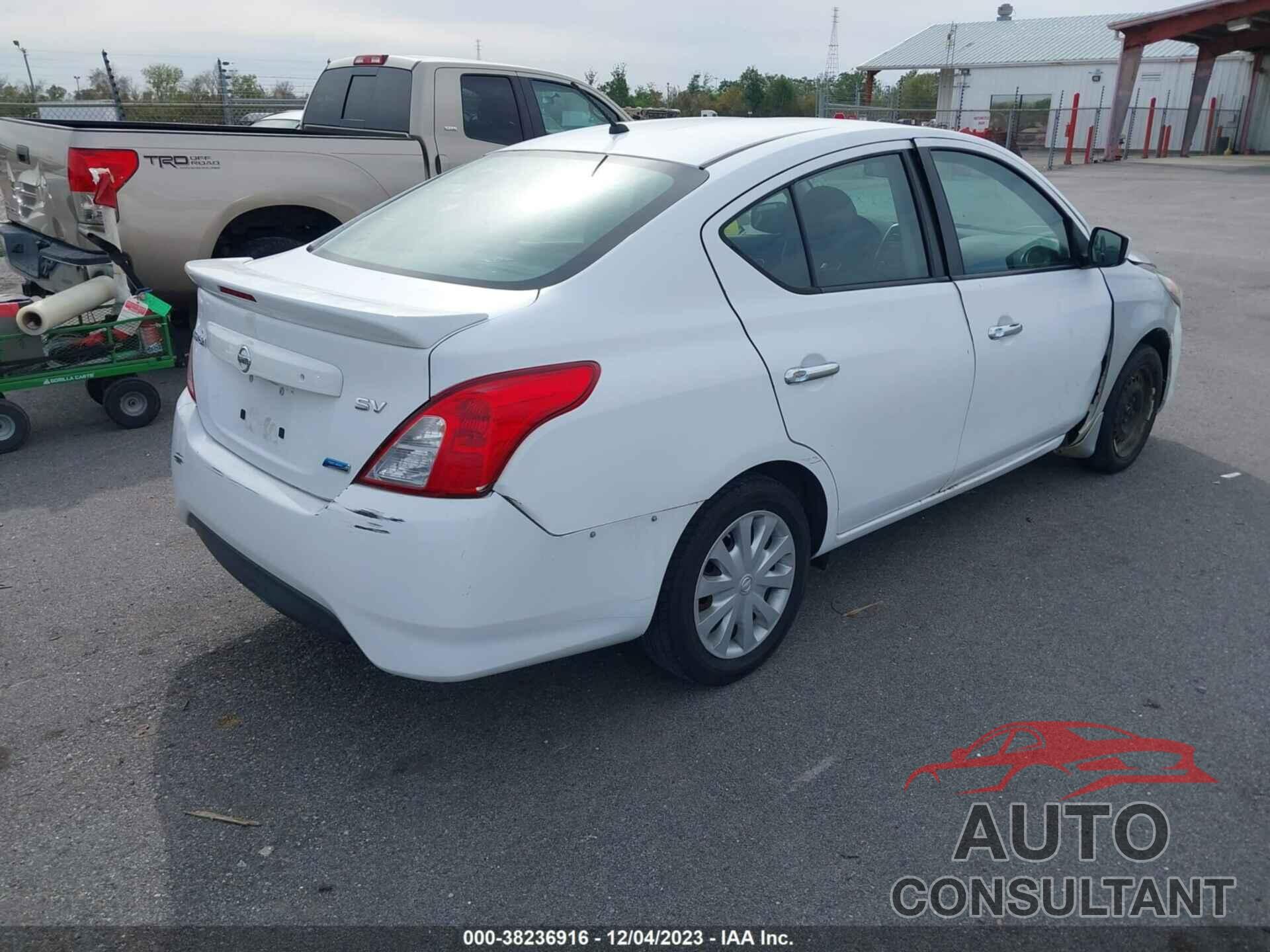 NISSAN VERSA 2016 - 3N1CN7AP9GL862863