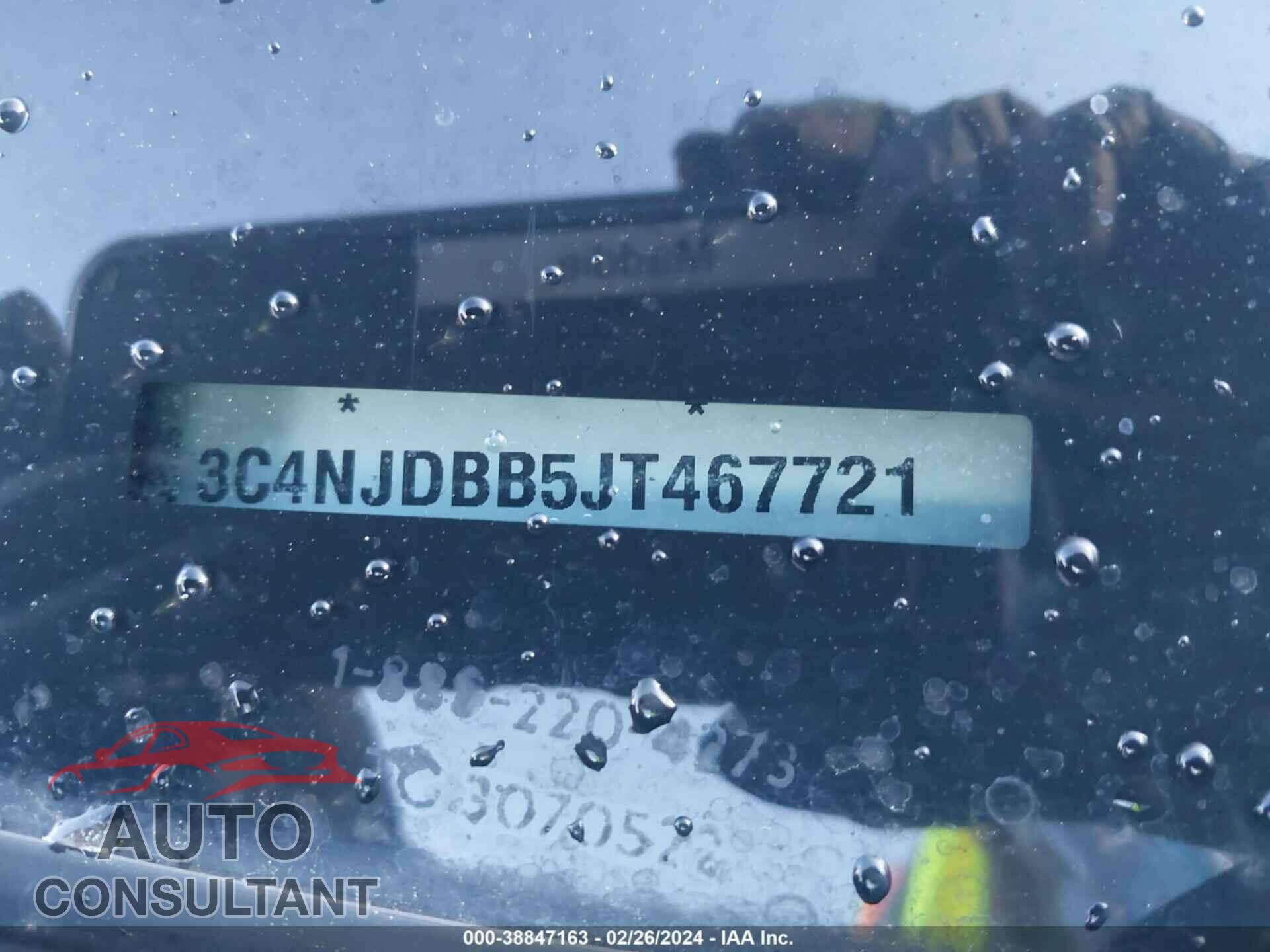 JEEP COMPASS 2018 - 3C4NJDBB5JT467721