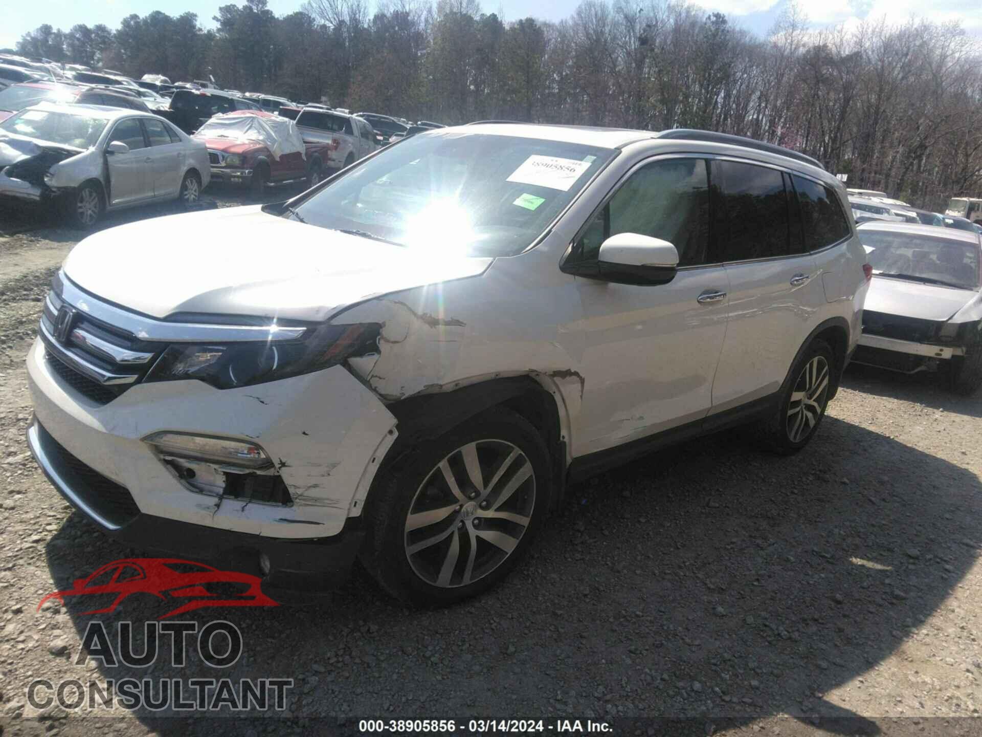 HONDA PILOT 2017 - 5FNYF6H09HB000164
