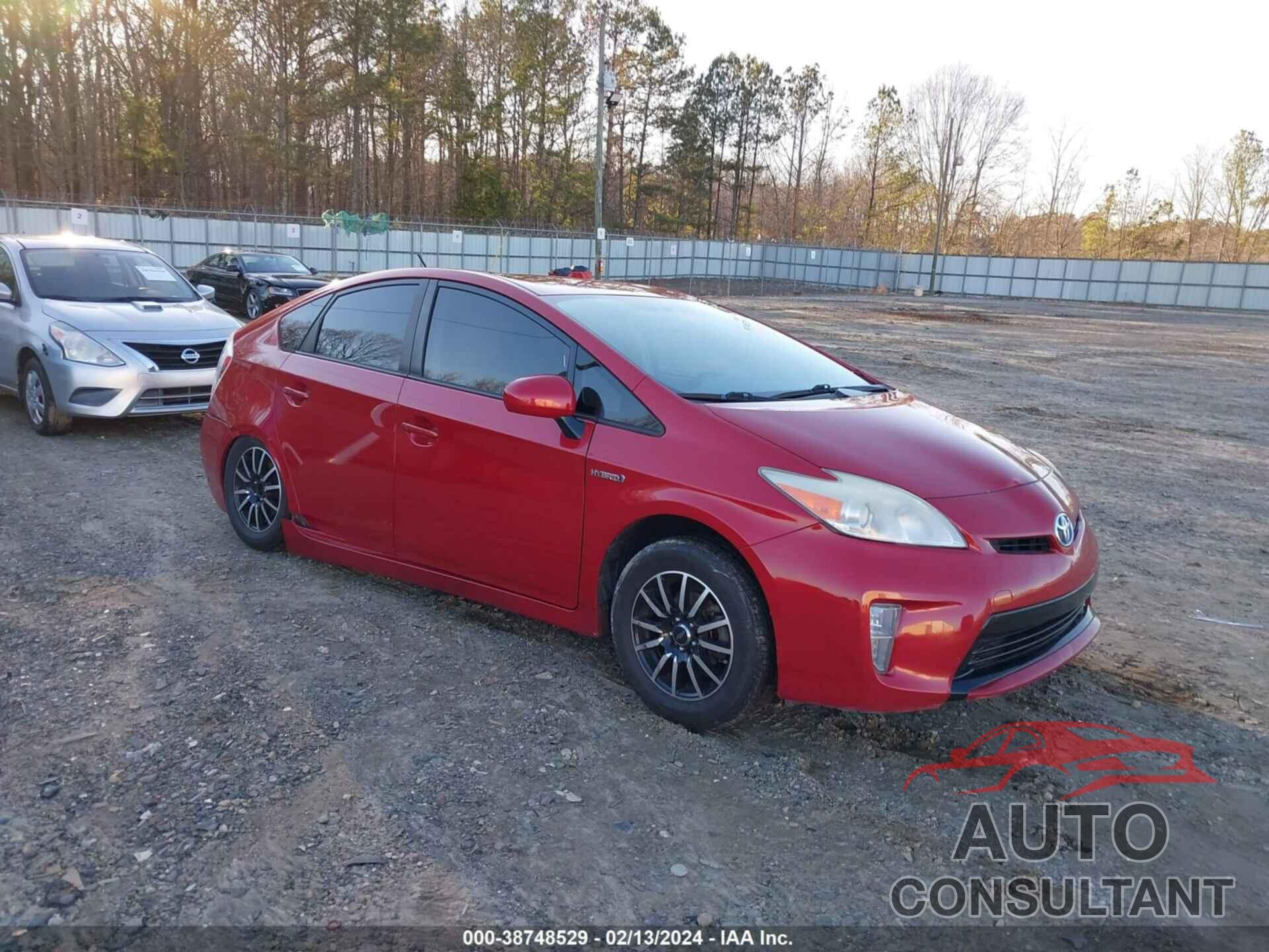 TOYOTA PRIUS 2013 - JTDKN3DU6D0337187