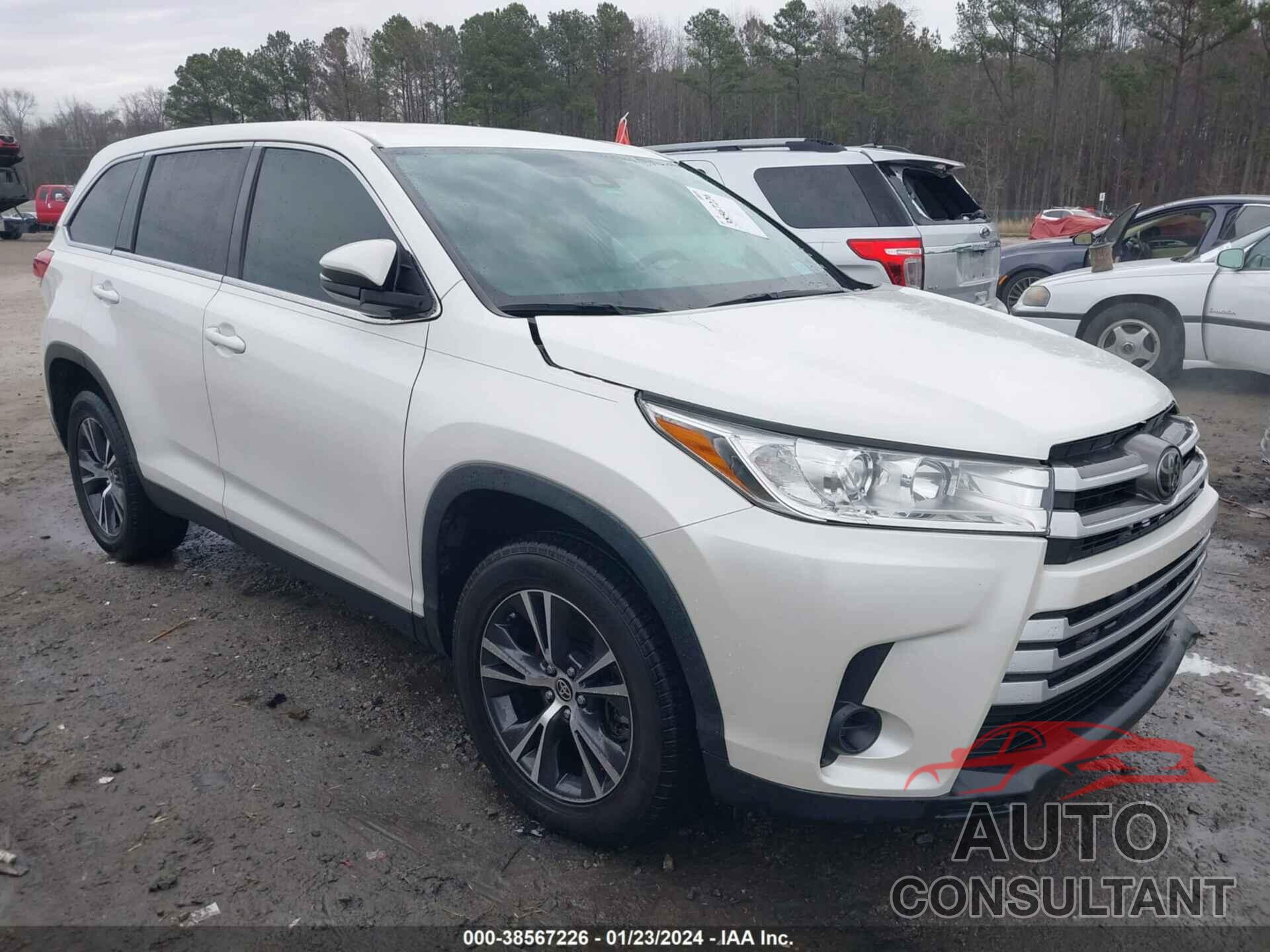 TOYOTA HIGHLANDER 2019 - 5TDZARFH8KS060971