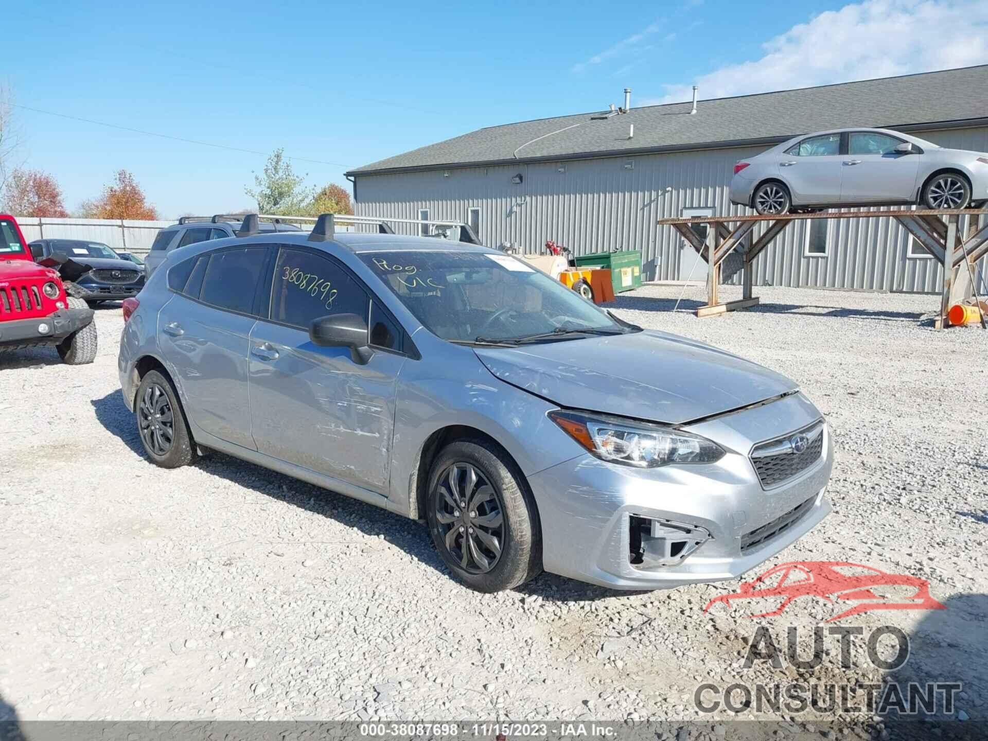 SUBARU IMPREZA 2019 - 4S3GTAA68K3738953