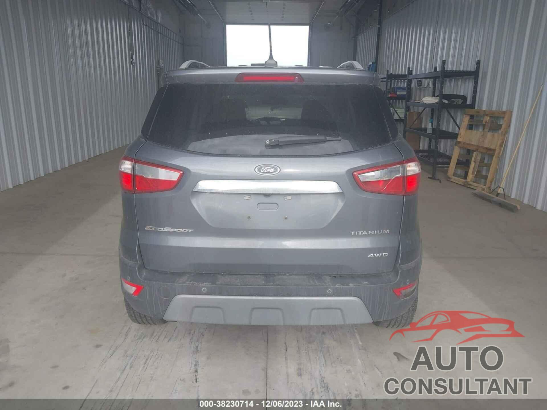 FORD ECOSPORT 2019 - MAJ6S3KL6KC251190