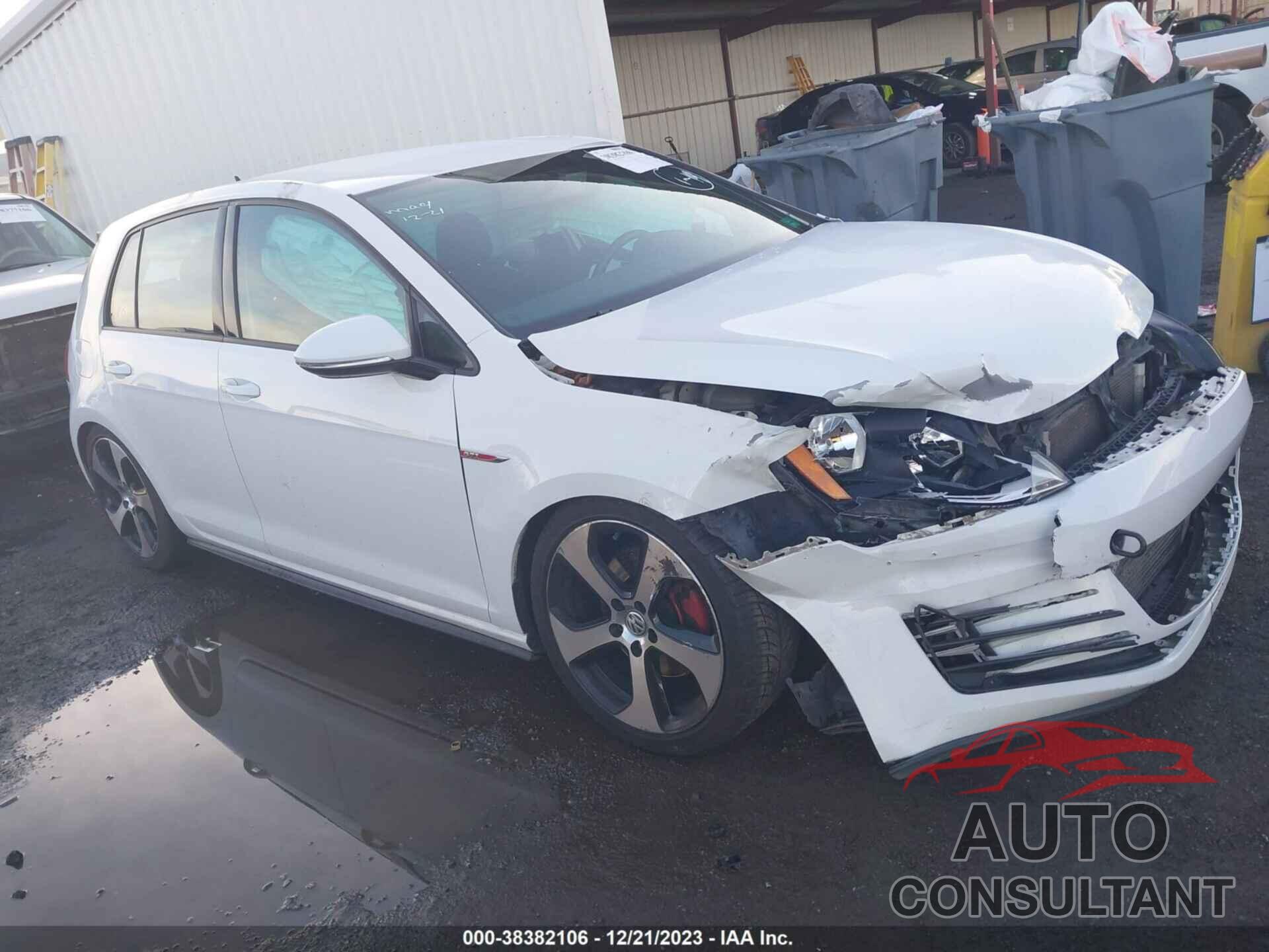 VOLKSWAGEN GOLF GTI 2016 - 3VW5T7AU4GM024149