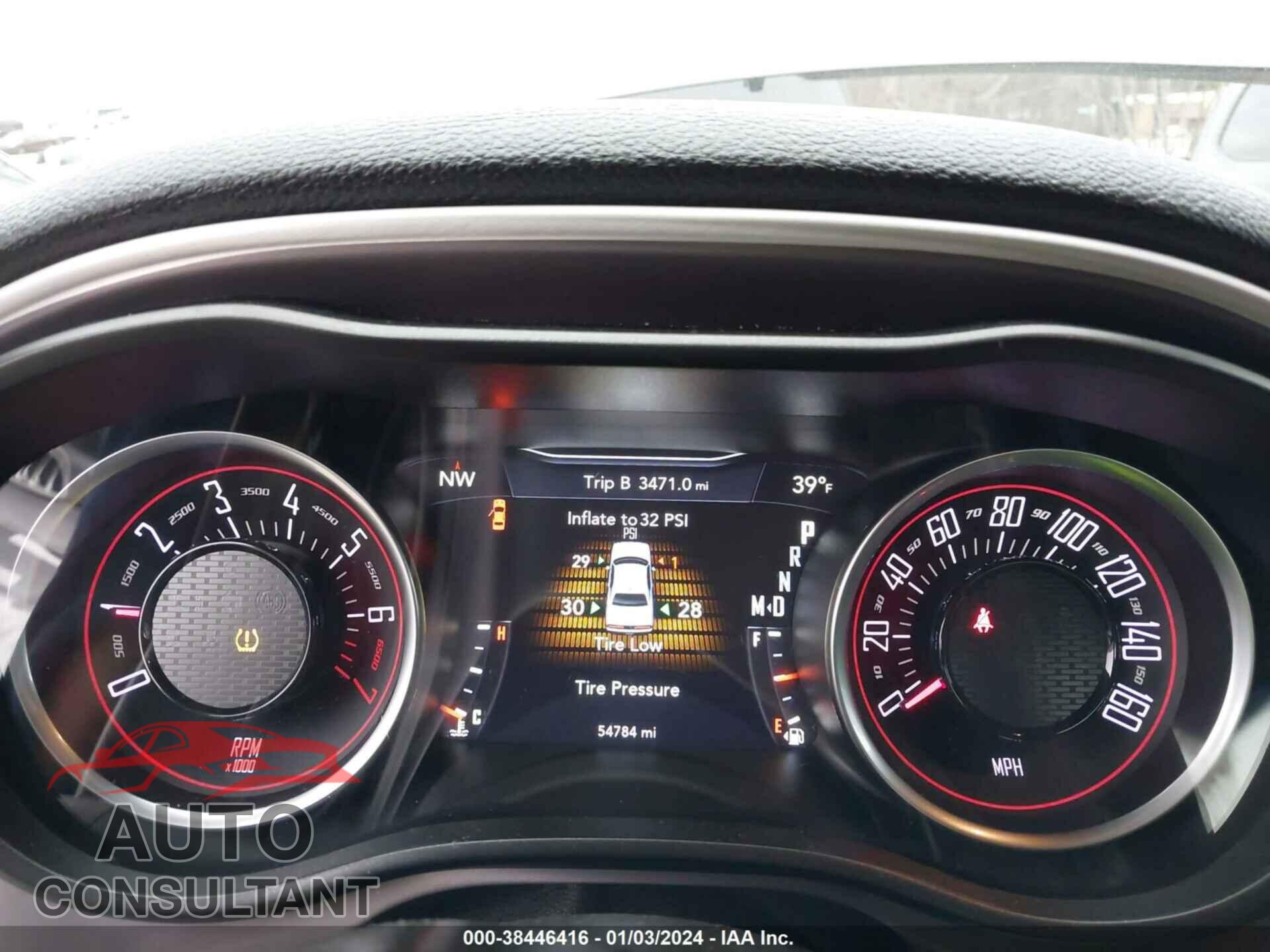 DODGE CHALLENGER 2019 - 2C3CDZAG2KH665647