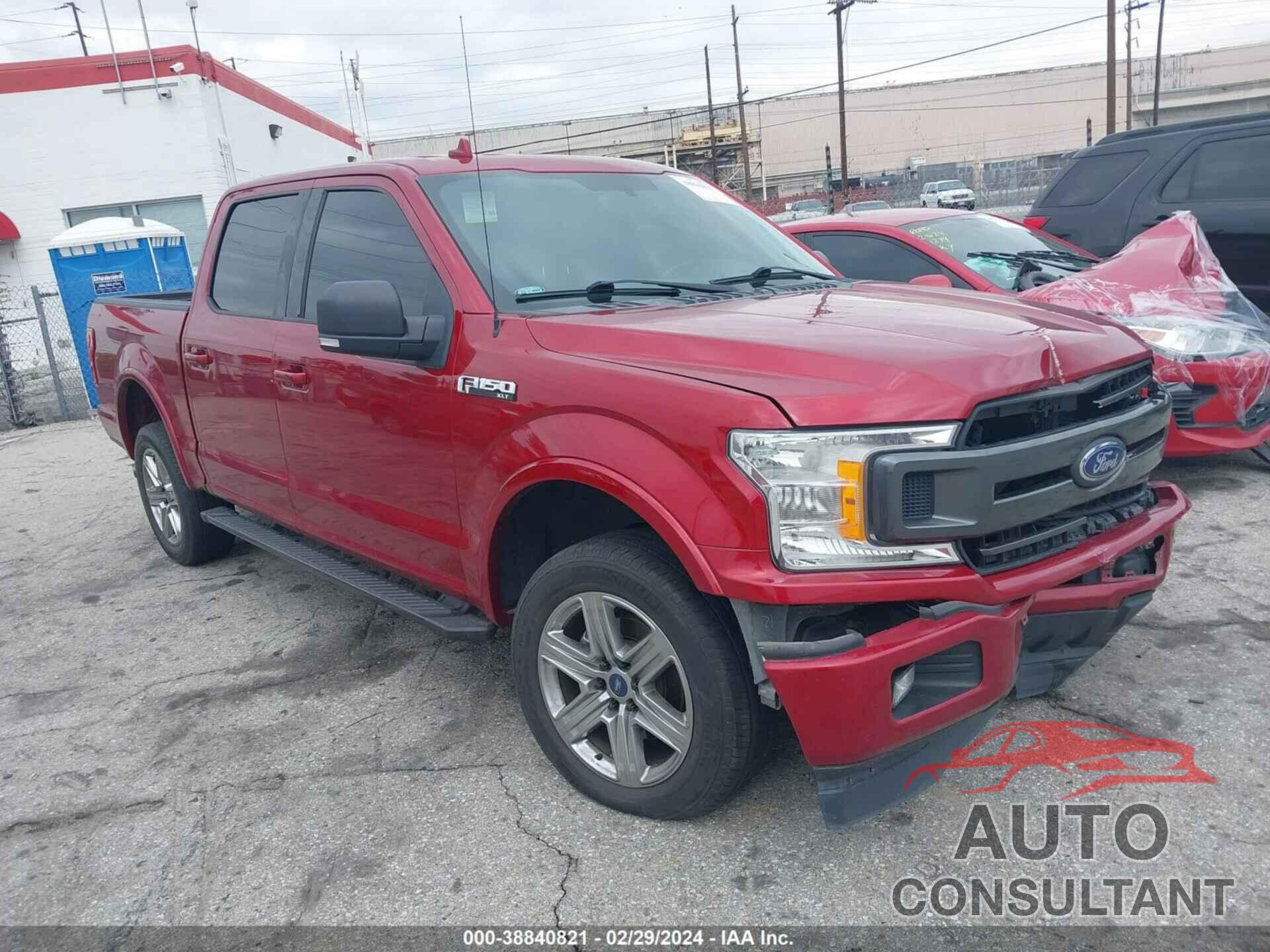 FORD F150 2018 - 1FTEW1CG4JKF79714