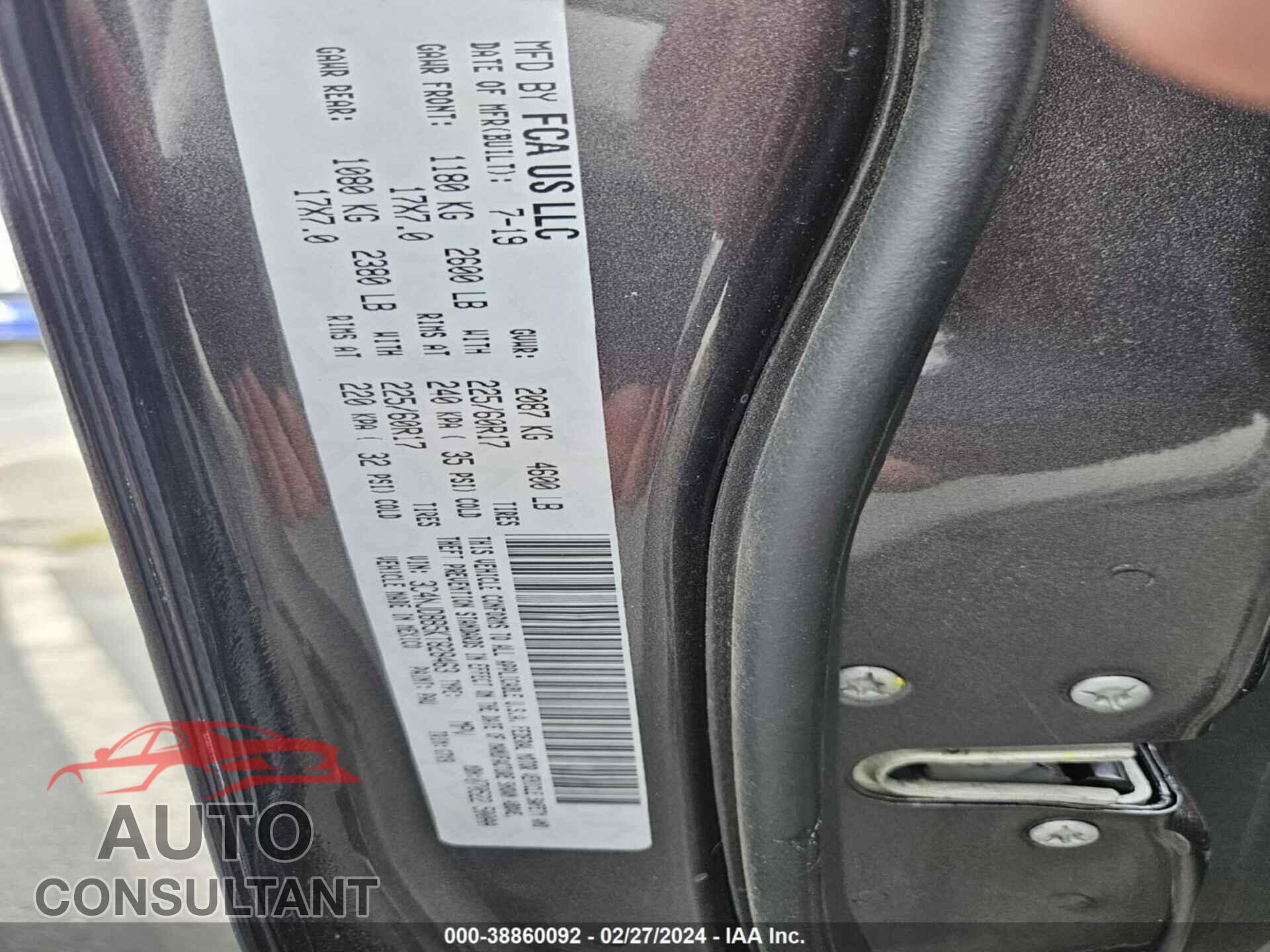 JEEP COMPASS 2019 - 3C4NJDBB5KT828463