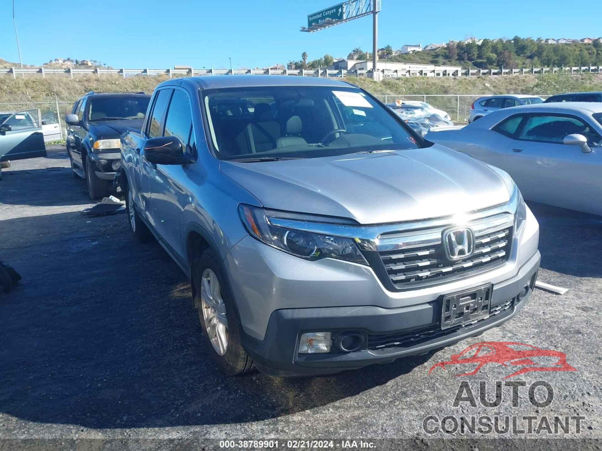 HONDA RIDGELINE 2019 - 5FPYK2F20KB005132