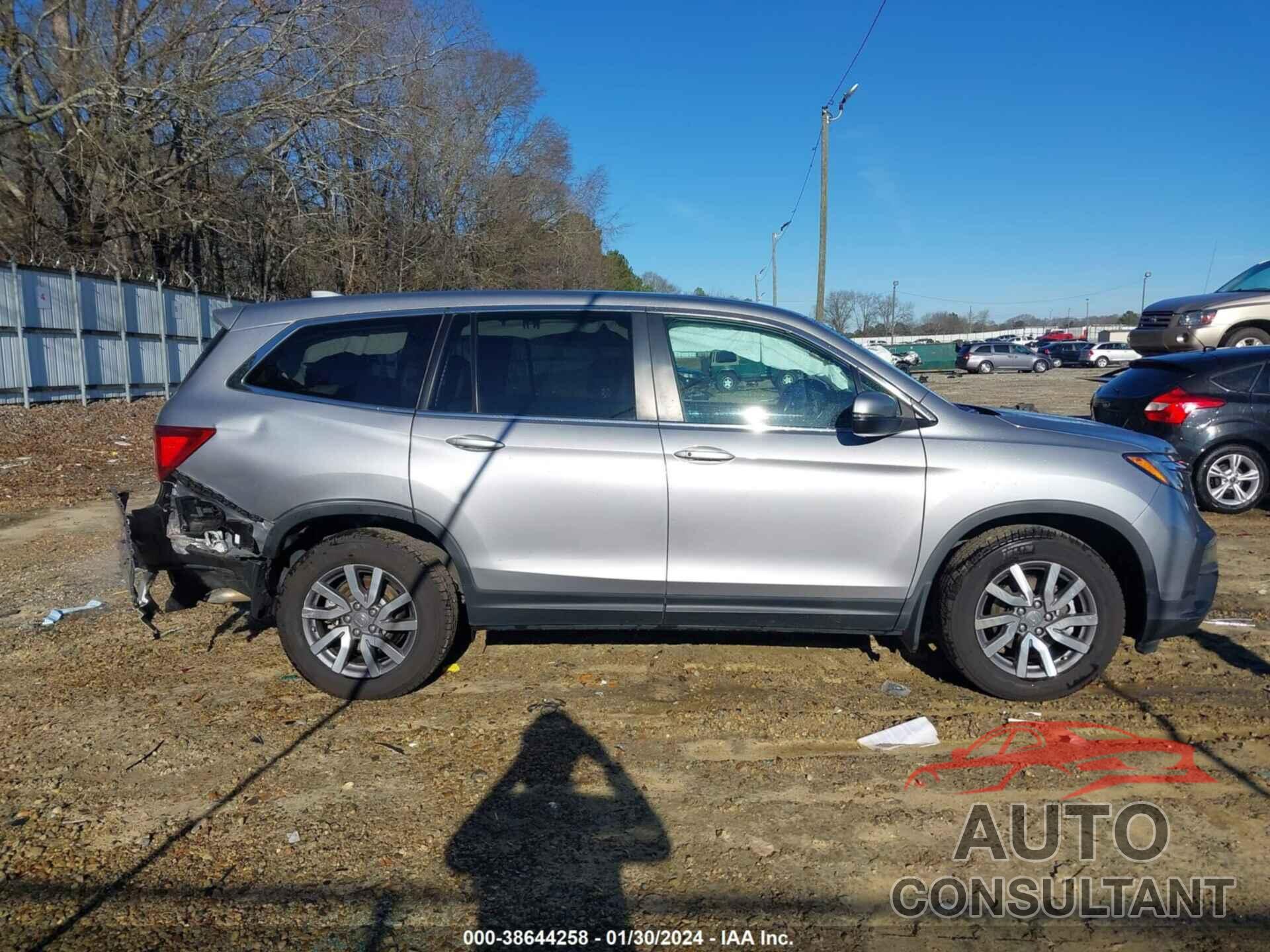 HONDA PILOT 2019 - 5FNYF5H52KB034671