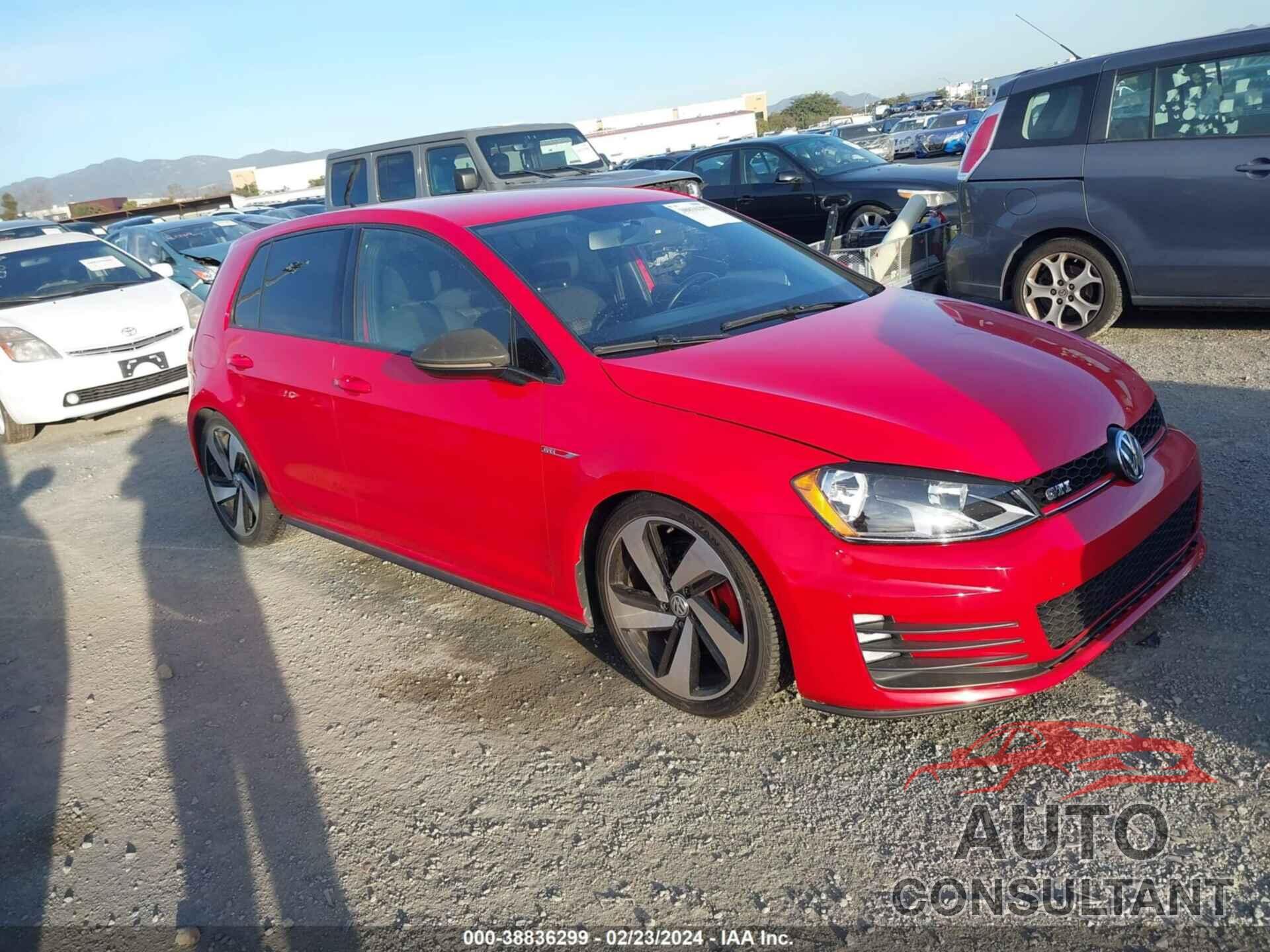 VOLKSWAGEN GOLF GTI 2017 - 3VW4T7AU9HM071531