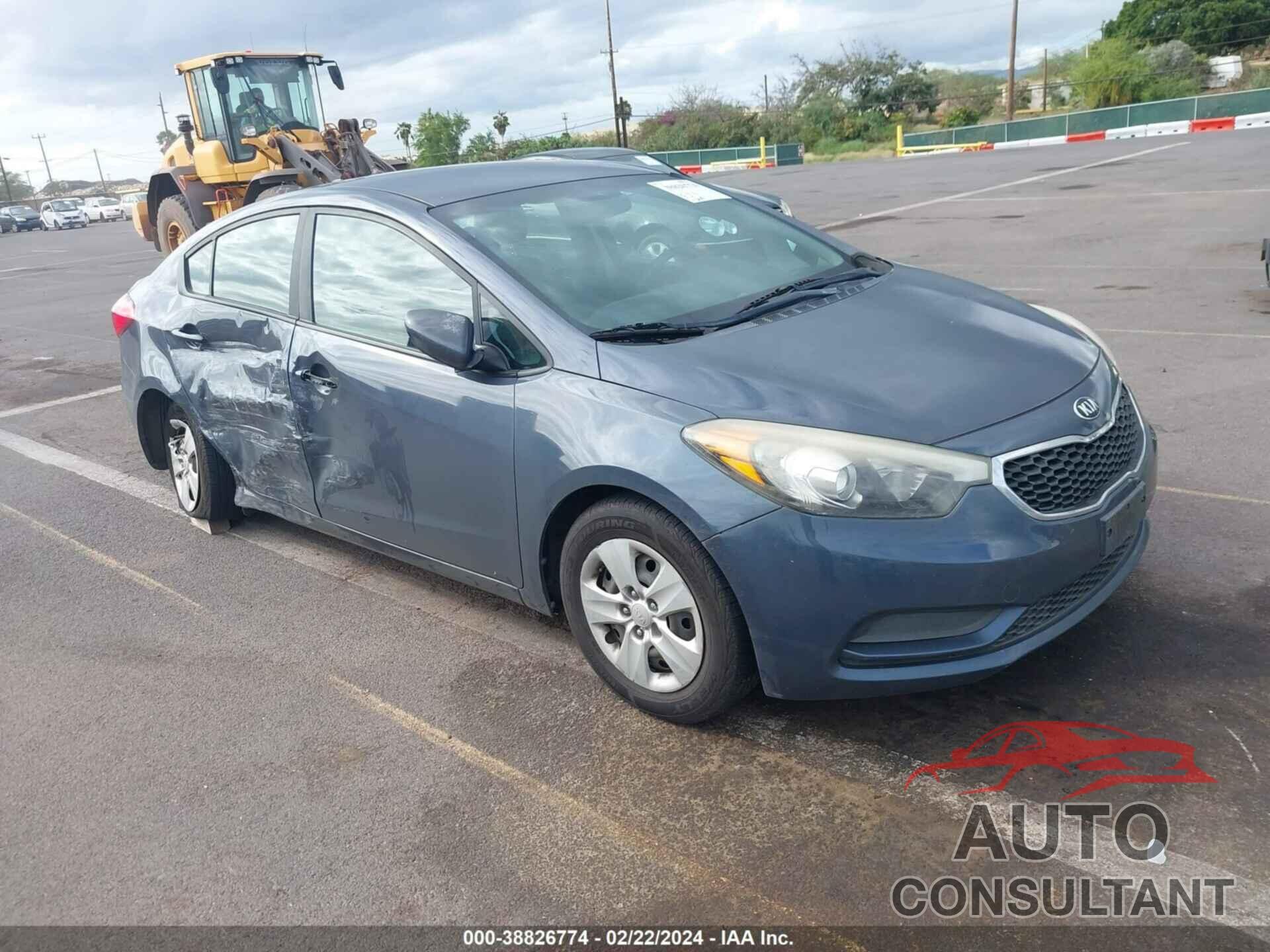 KIA FORTE 2016 - KNAFK4A66G5610655